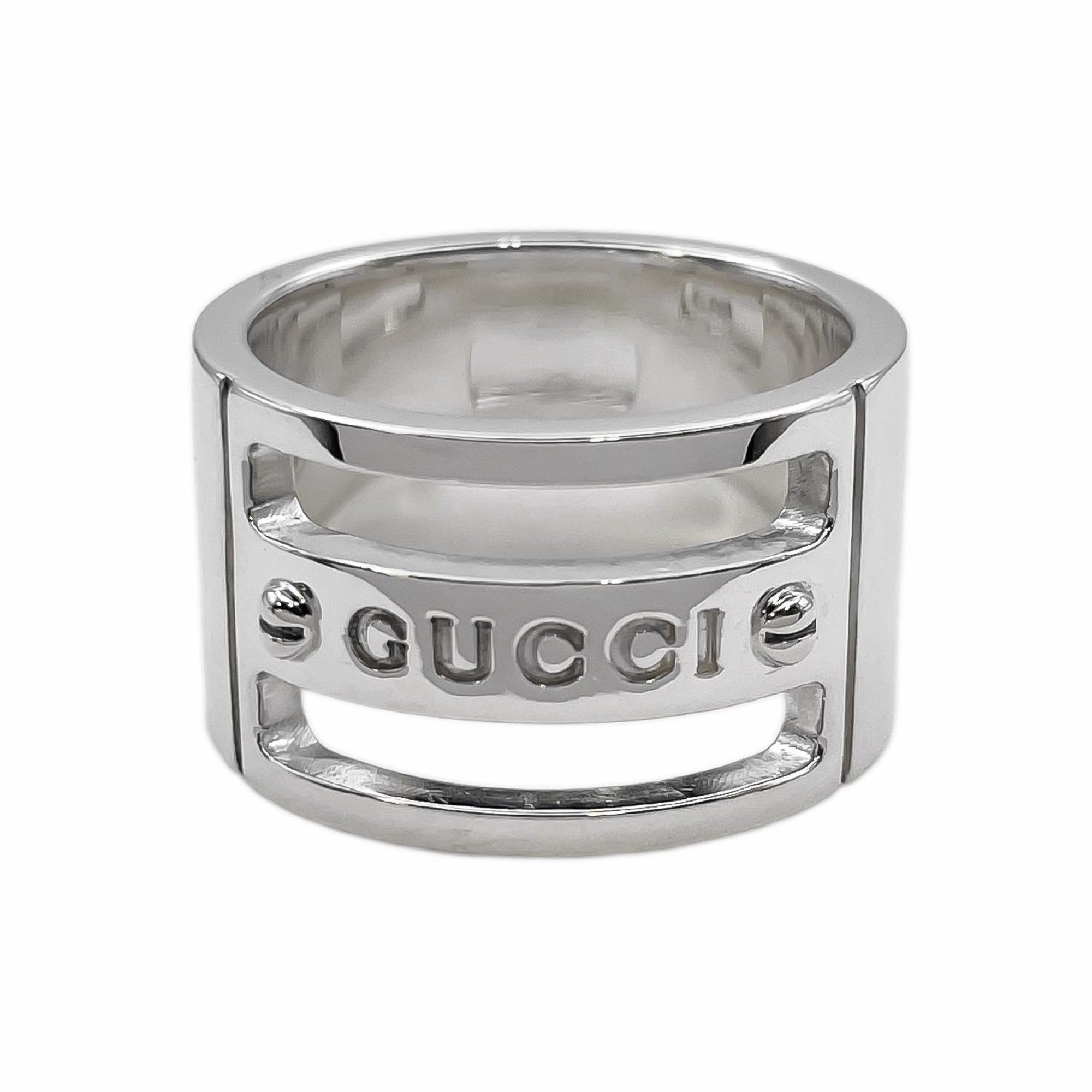 Gucci Silver Silver 925 Band Ring (Pre-Owned)