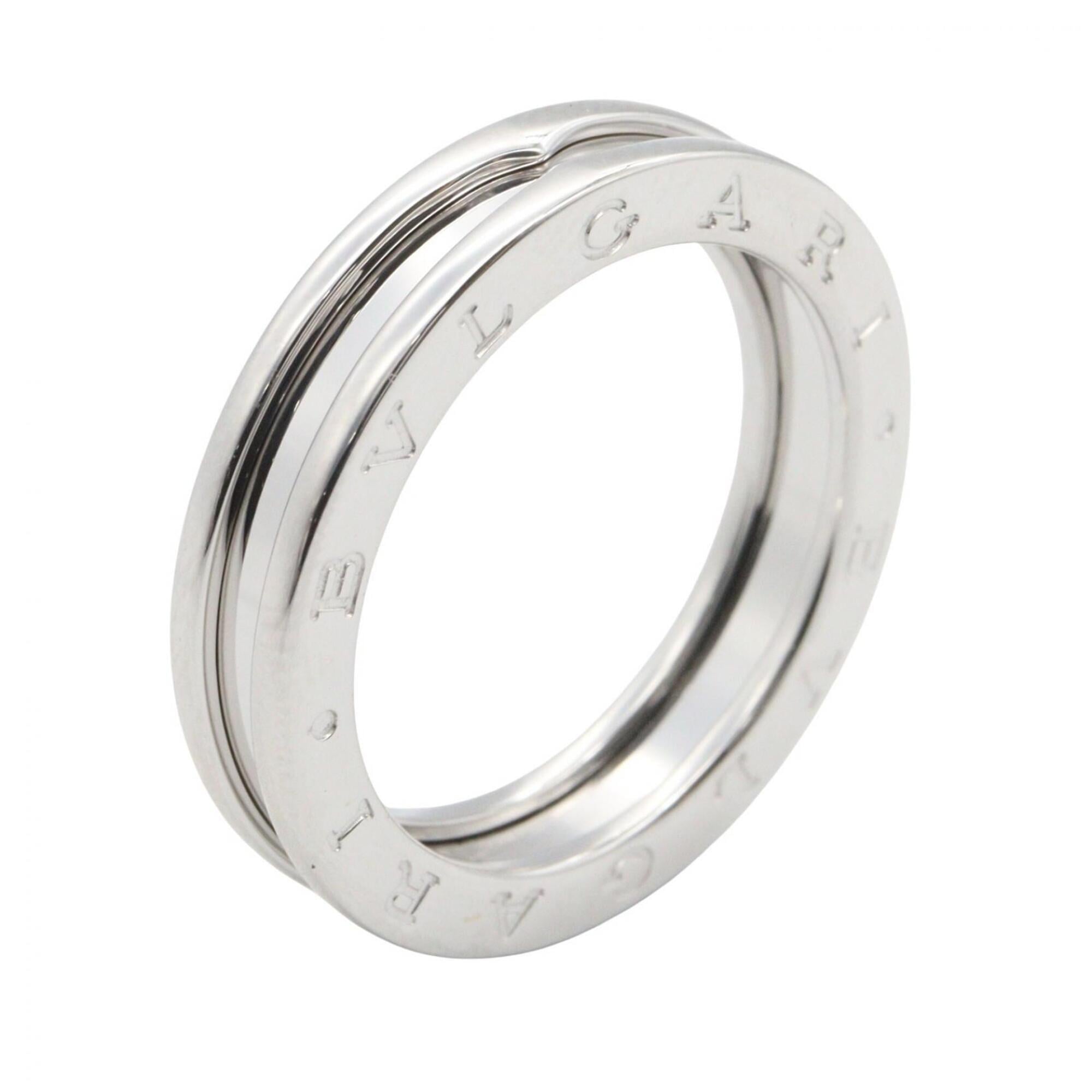 Bvlgari Silver White Gold (18K) Band Ring (Pre-Owned)