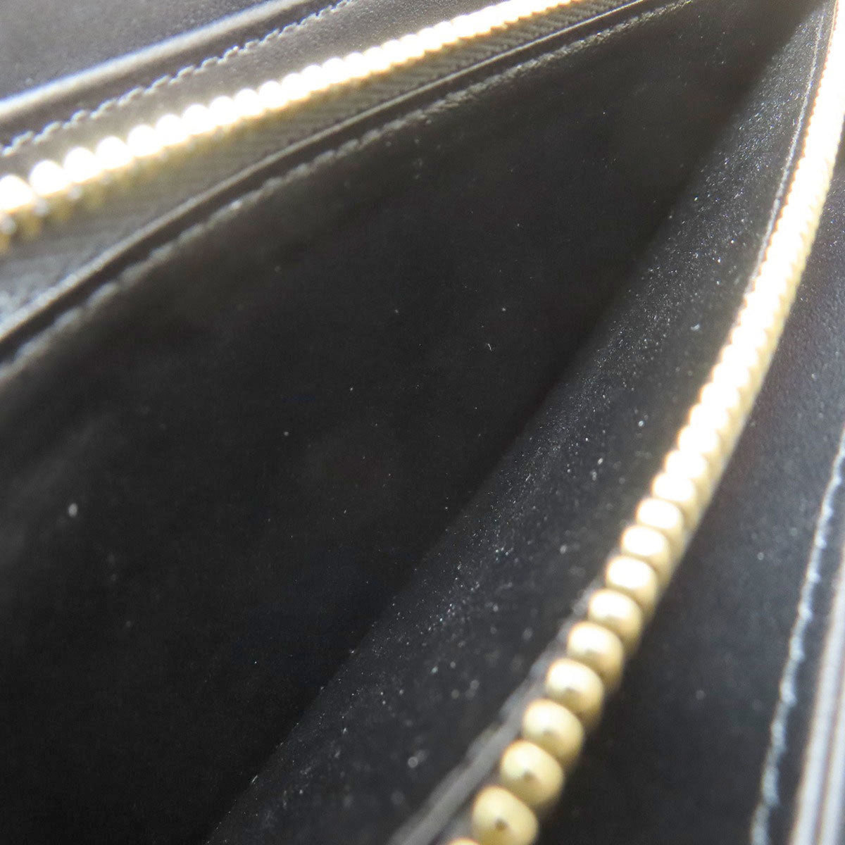 Louis Vuitton Black Yellow Vernis Long Wallet (Bi-Fold) (Pre-Owned)