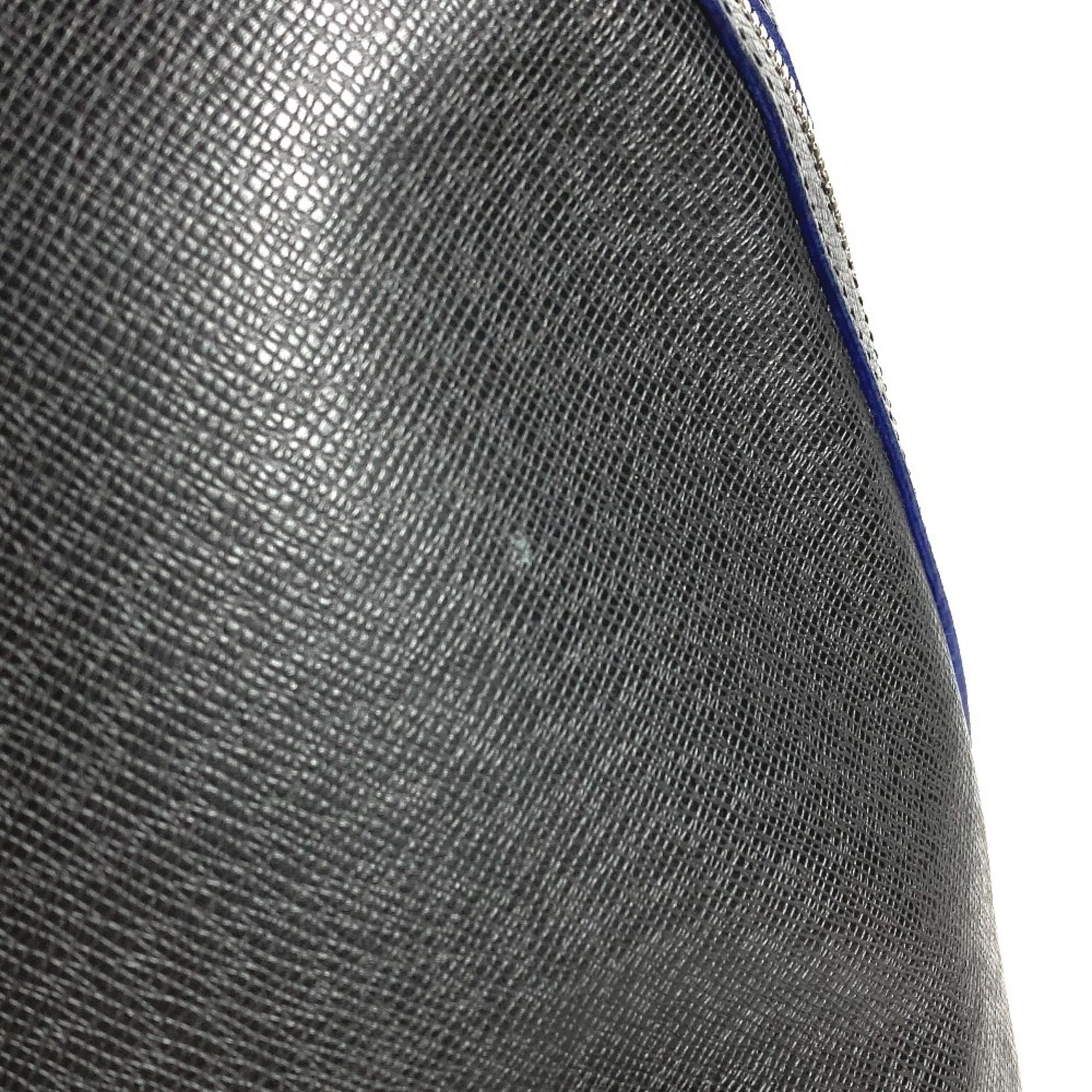 Louis Vuitton Ardoise Bicolor Black Blue Taiga Leather Backpack (Pre-Owned)