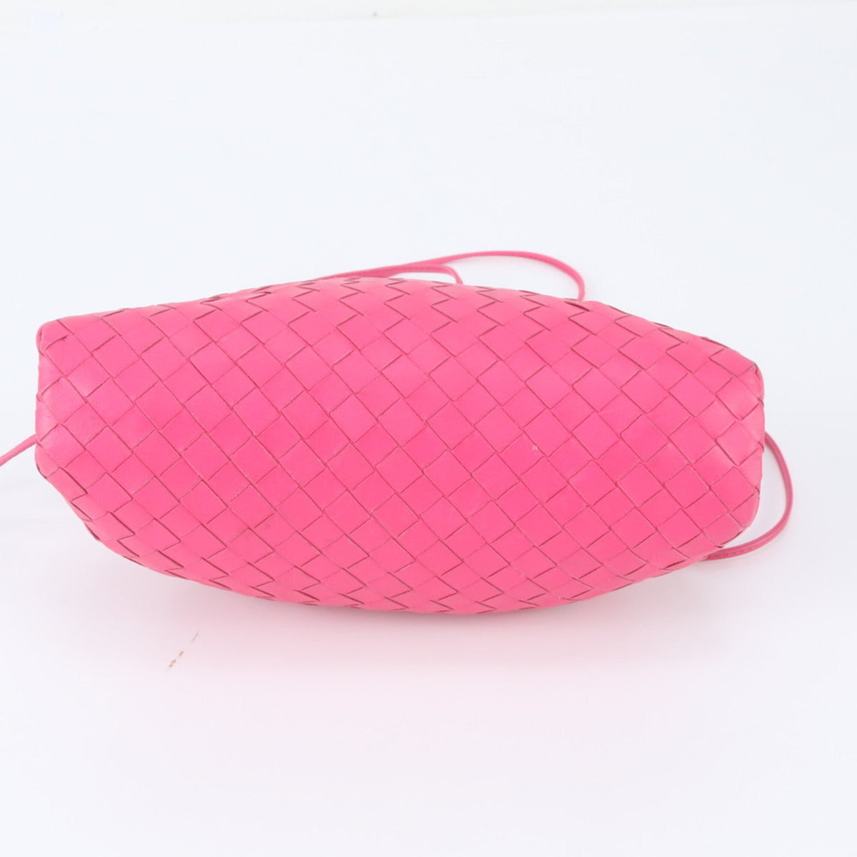 Bottega Veneta Pink Leather Pouch Shoulder Bag (Pre-Owned)
