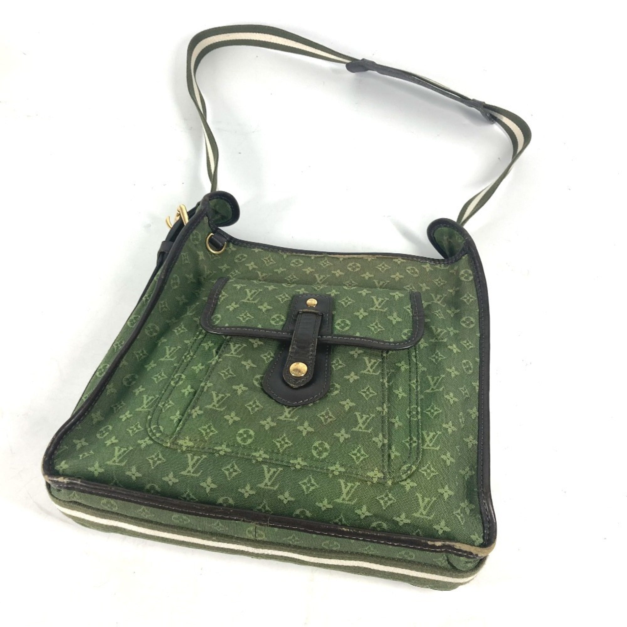 Louis Vuitton Khaki Monogram Mini Shoulder Bag (Pre-Owned)