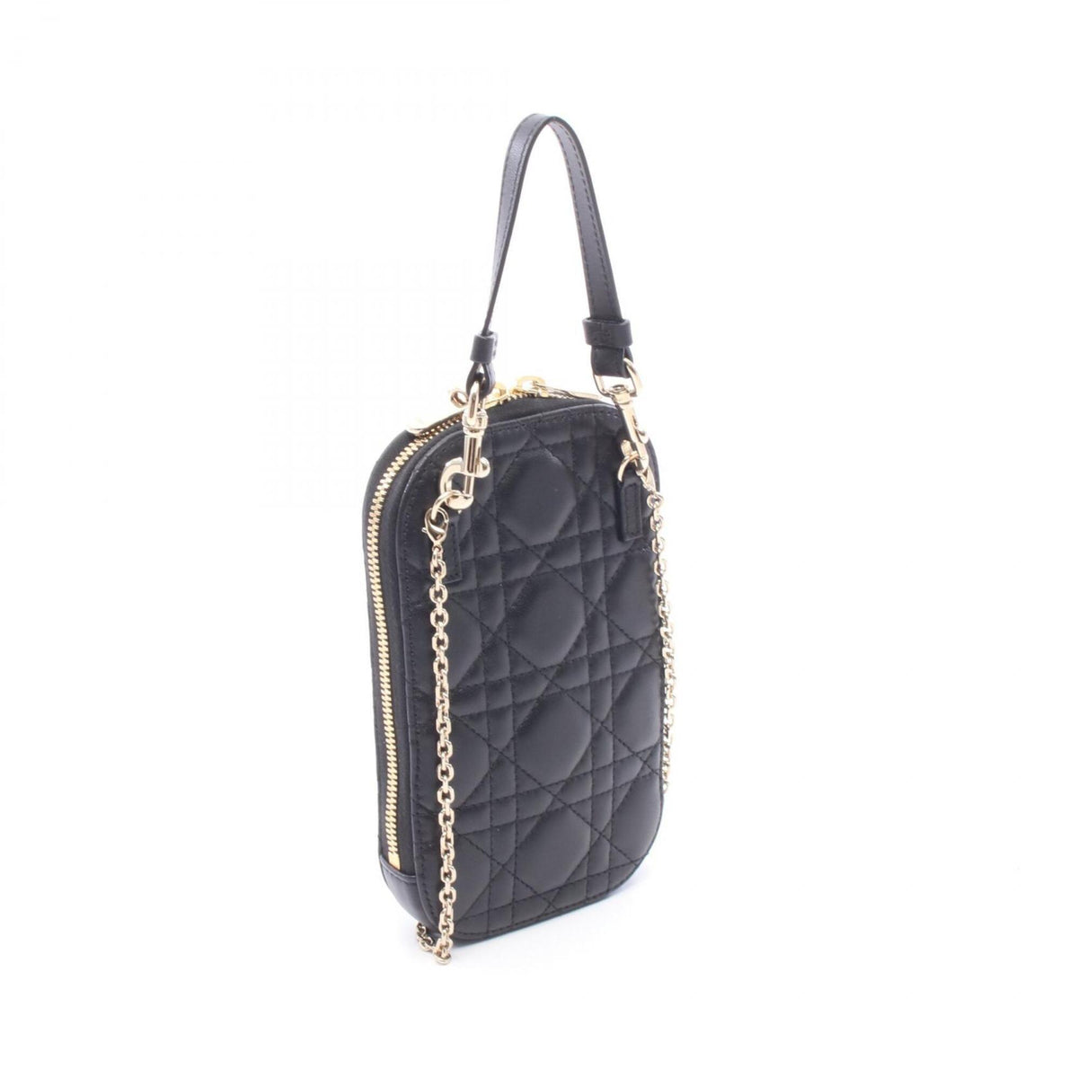 Christian Dior Black Leather Handbag (Pre-Owned)