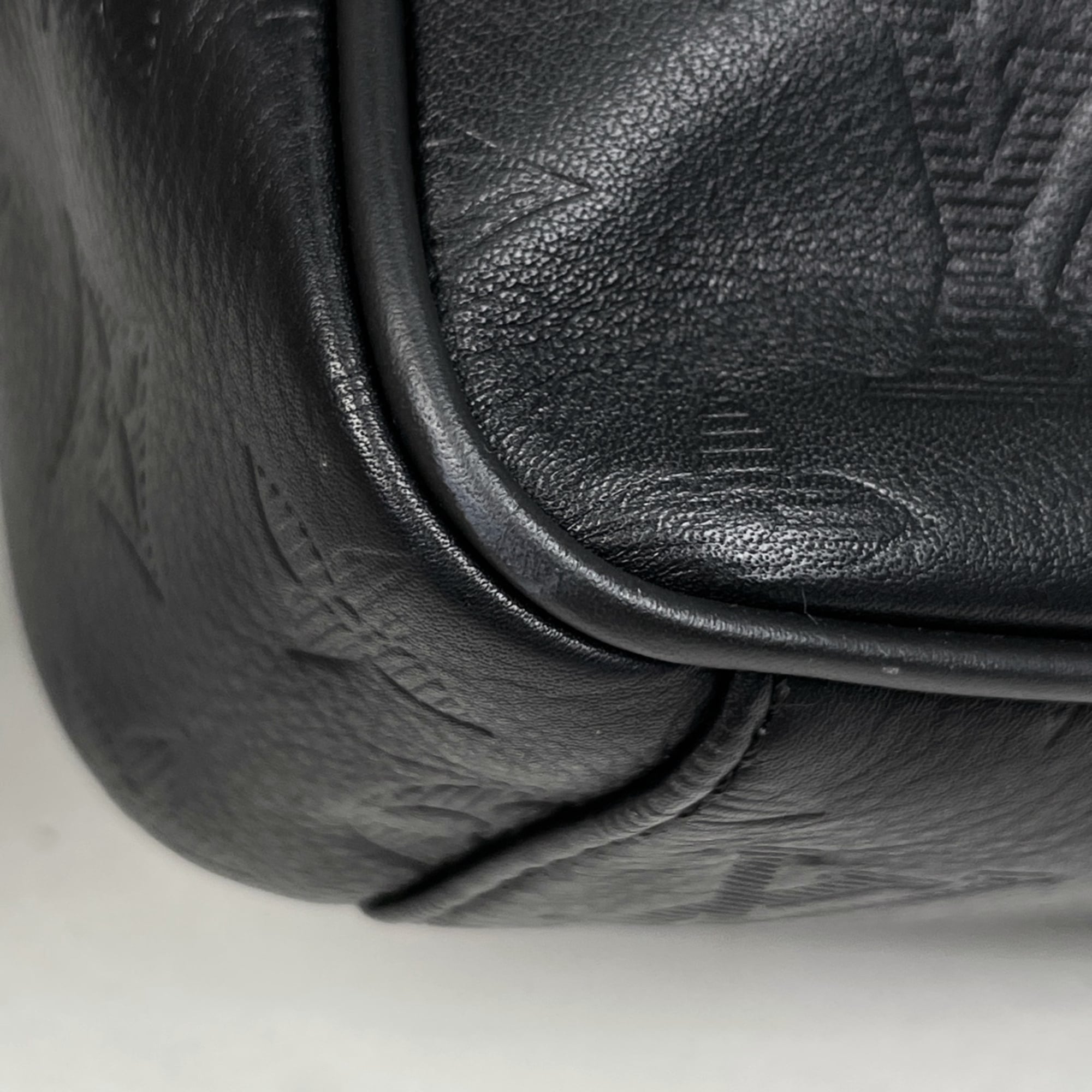 Louis Vuitton Black Monogram Noir Monogram Shadow Shoulder Bag (Pre-Owned)