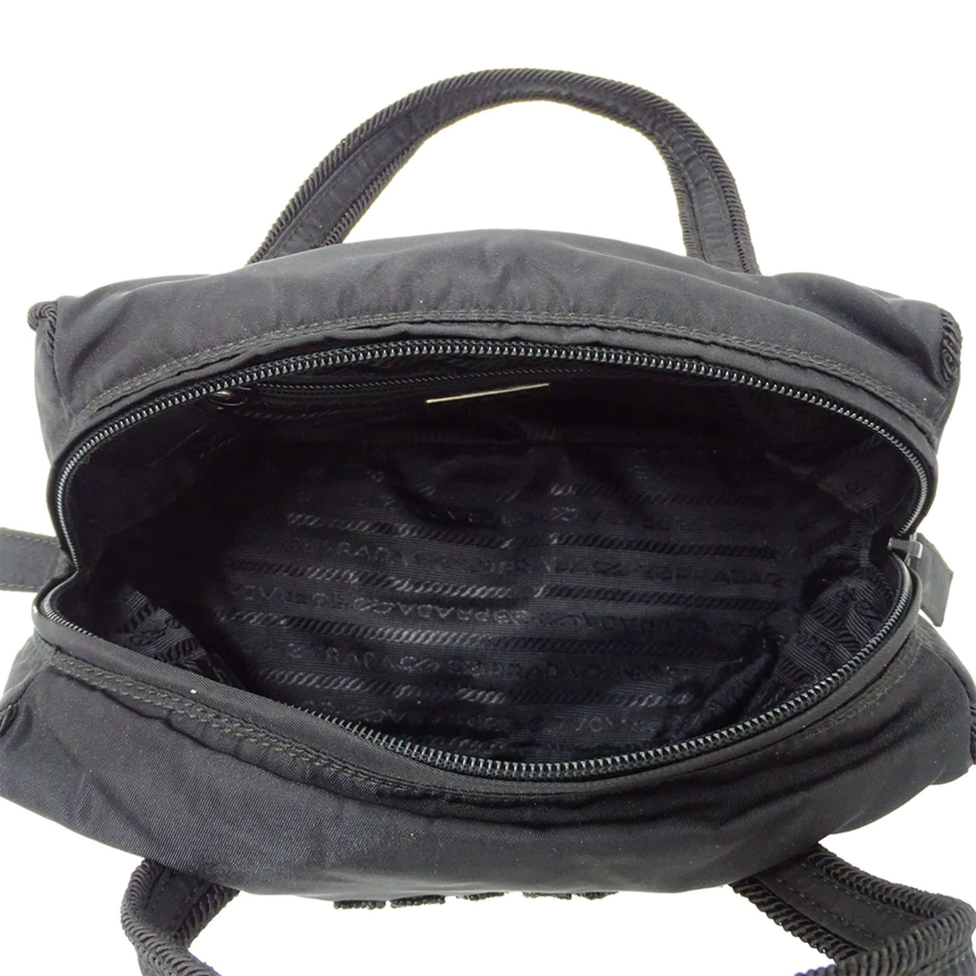 Prada Black Nylon Beads Handbag (Pre-Owned)