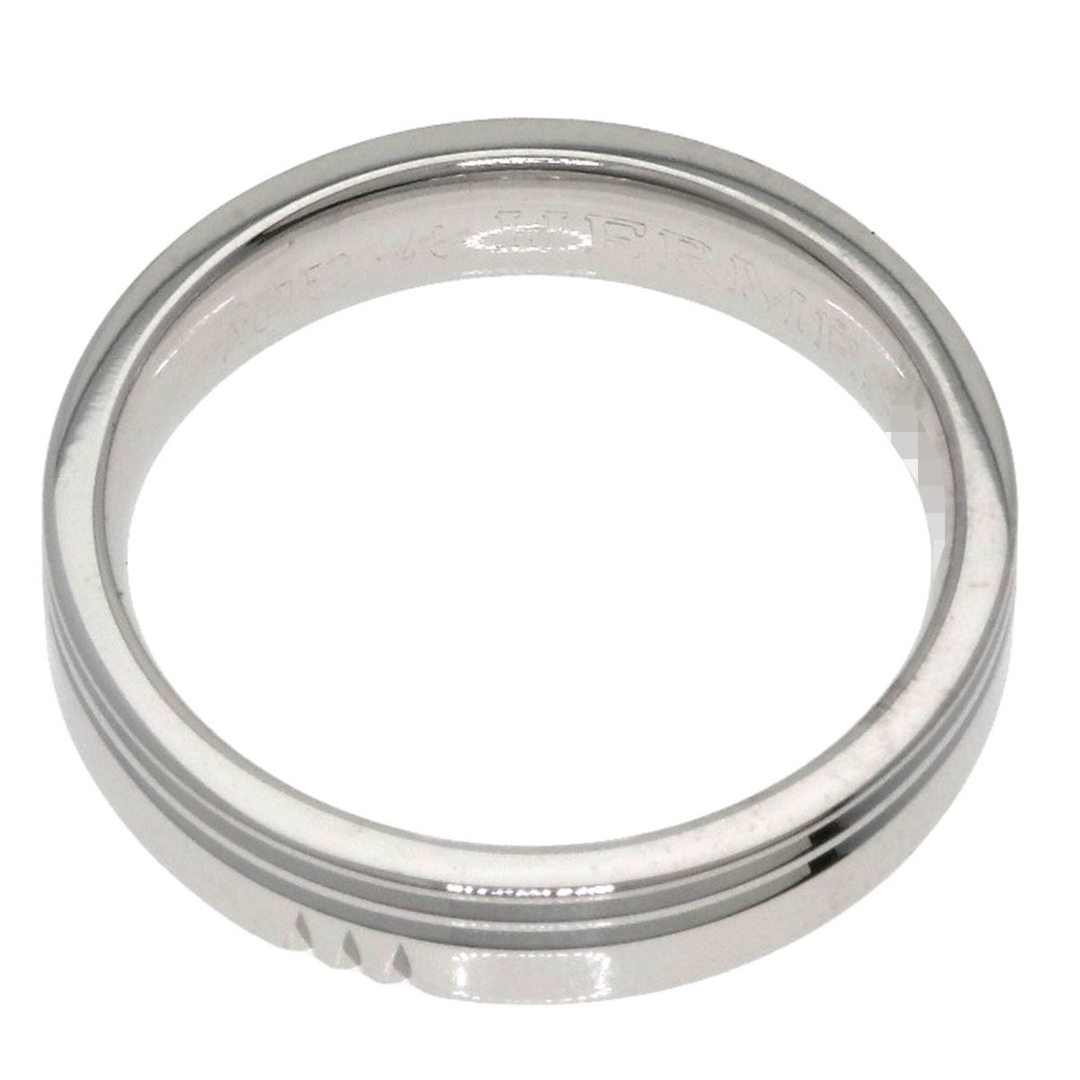 Hermes White Gold (18K) Band Ring (Pre-Owned)