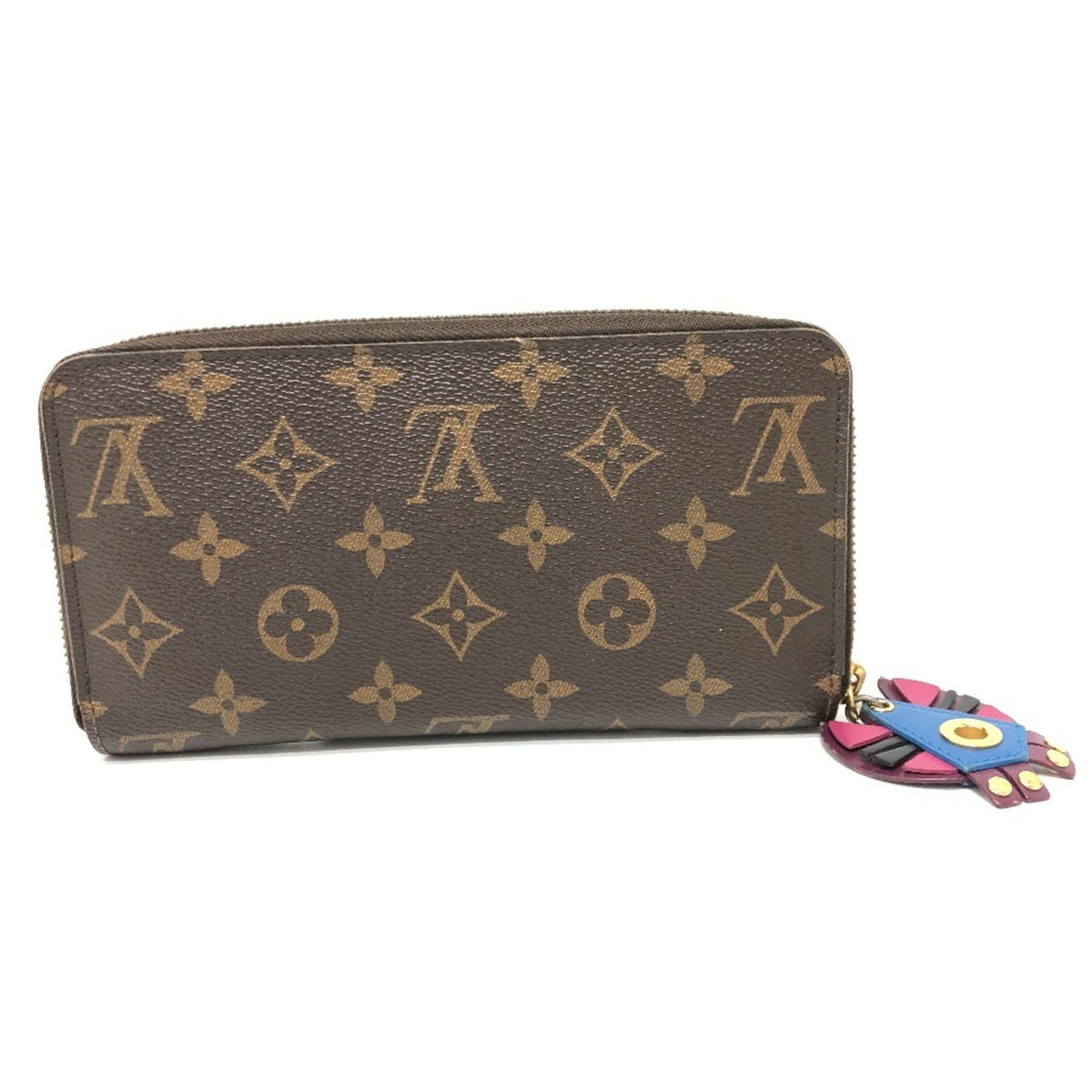 Louis Vuitton Monogram Brown Galle Monogram Multi-Color Red Color Monogram Coin Purse/Coin Case (Pre-Owned)