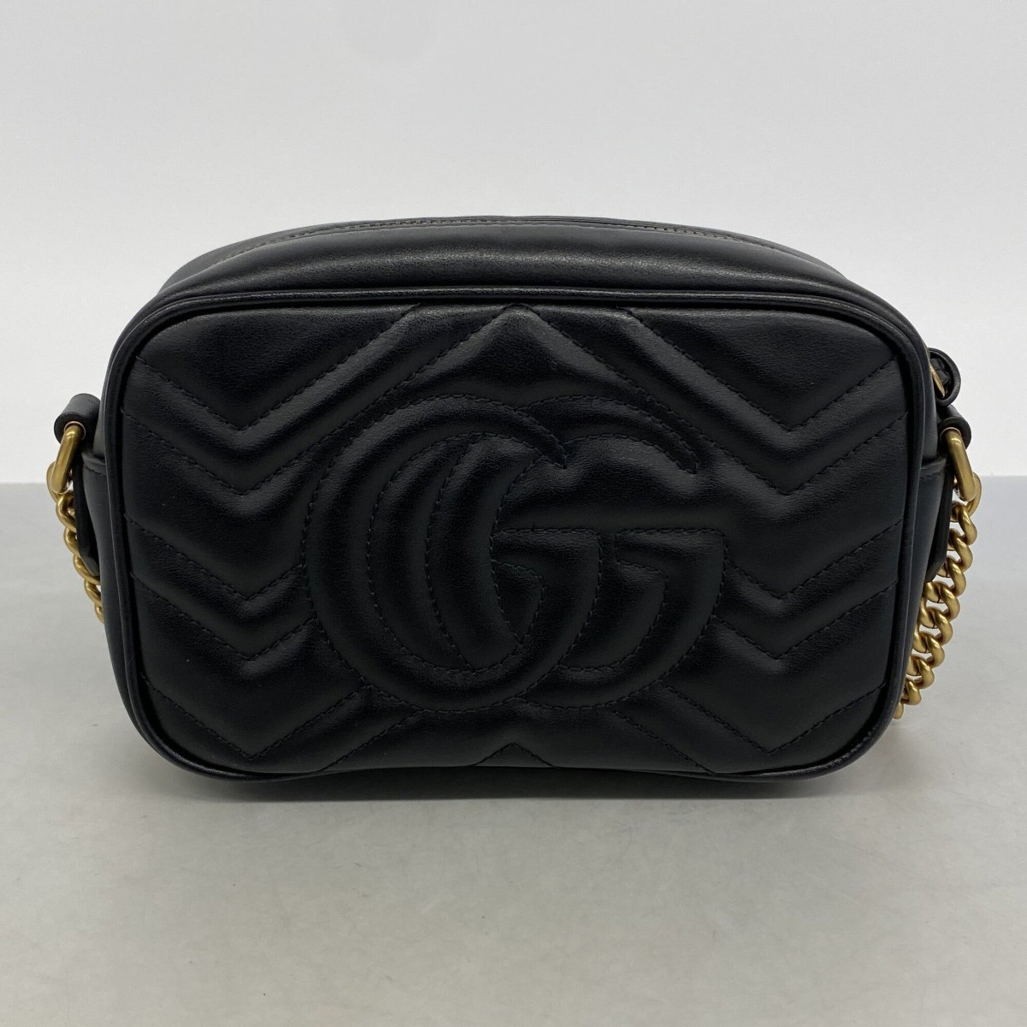 Gucci Black Leather Shoulder Bag (Pre-Owned)
