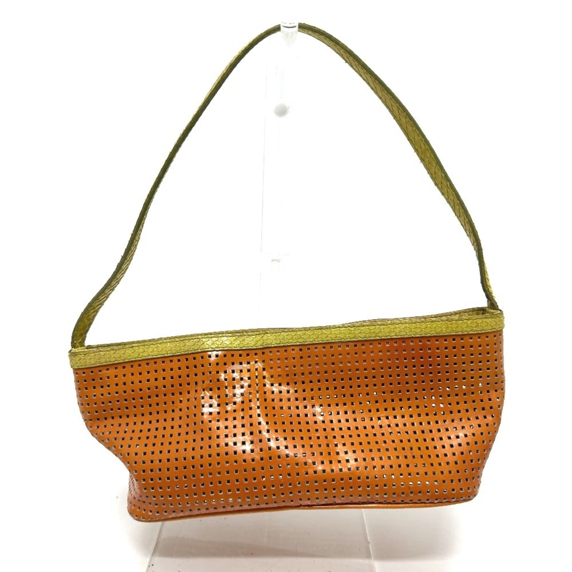 Fendi Green Orange Shoulder Bag (Pre-Owned)