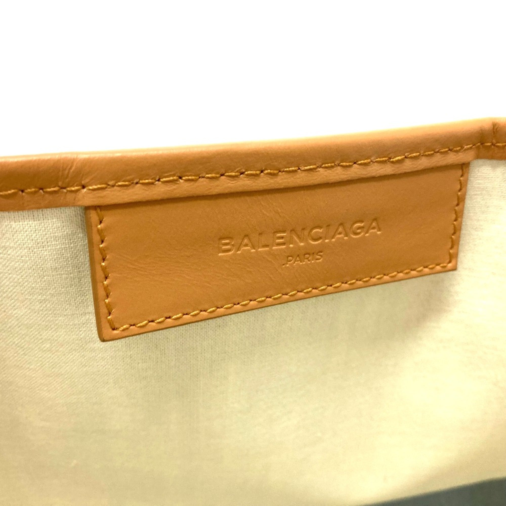 Balenciaga Blue Leather Tote Bag (Pre-Owned)