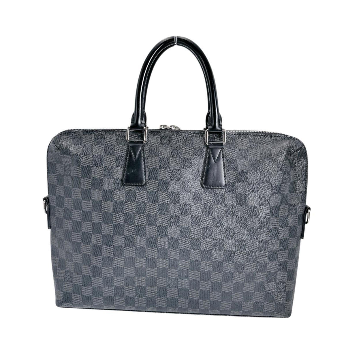 Louis Vuitton Black Damier Graphite Briefcase (Pre-Owned)