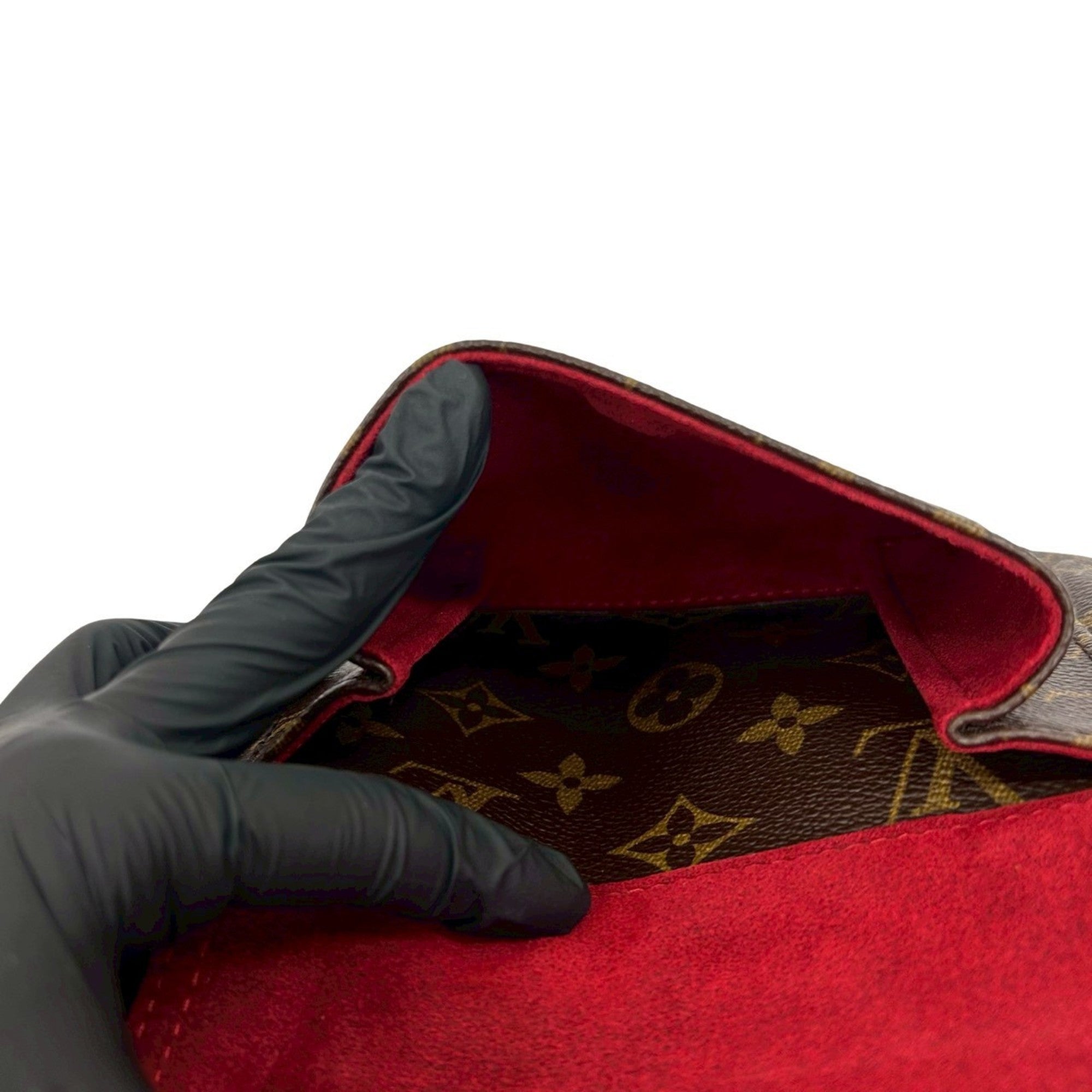 Louis Vuitton Brown Leather Pvc Pochette Shoulder Bag (Pre-Owned)