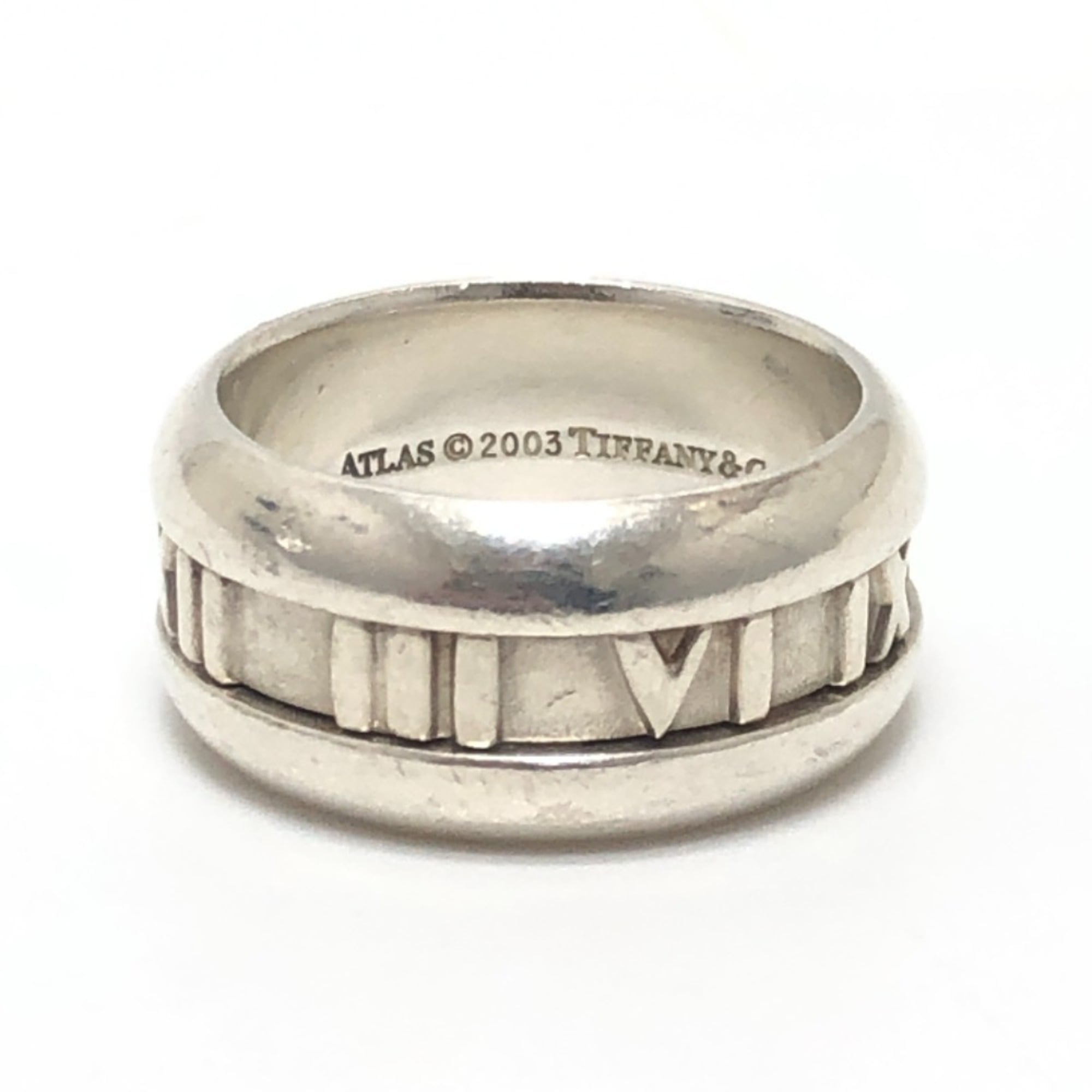 Tiffany Silver Silver 925 Band Ring (Pre-Owned)