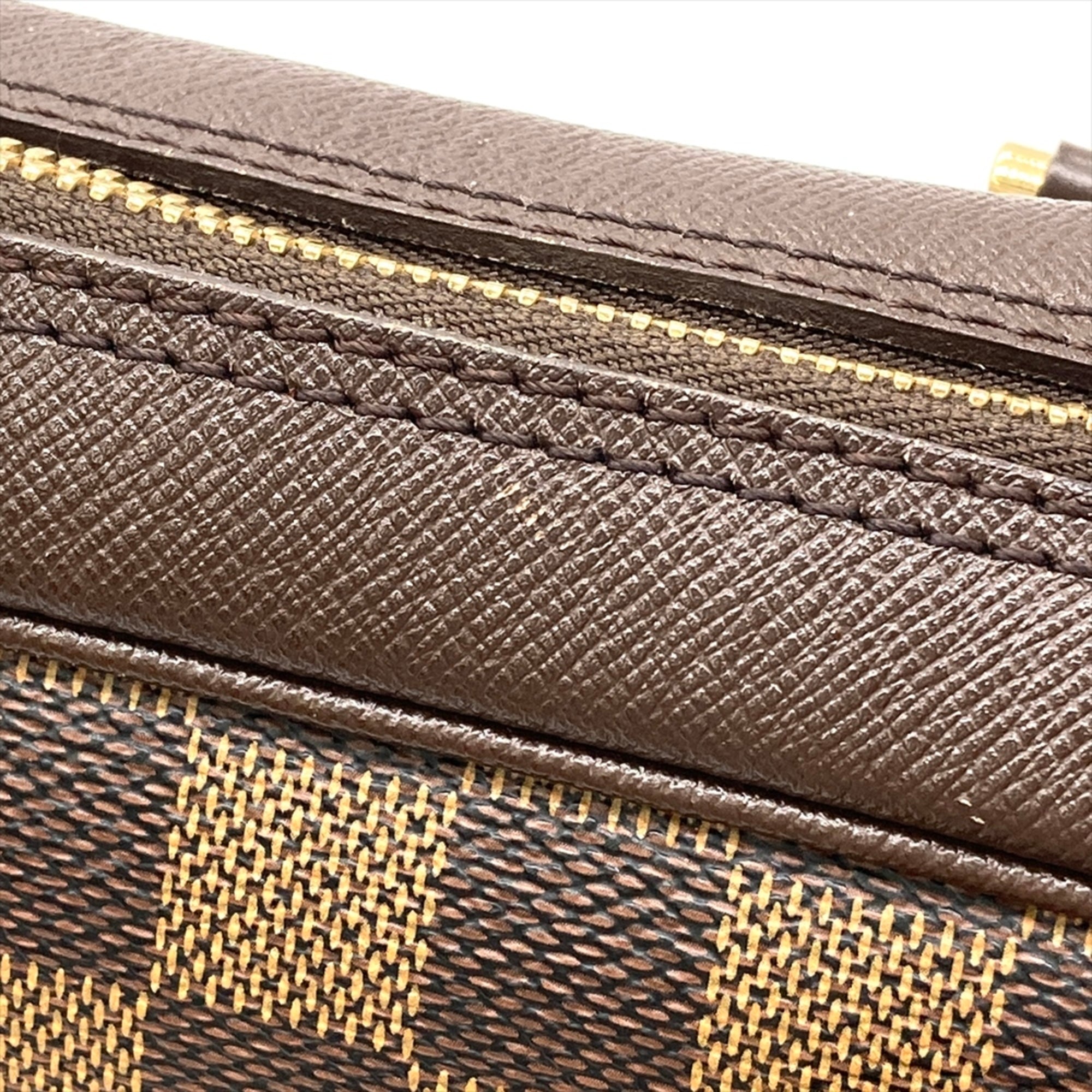 Louis Vuitton Brown Damier Canvas Ebene Damier Canvas Handbag (Pre-Owned)