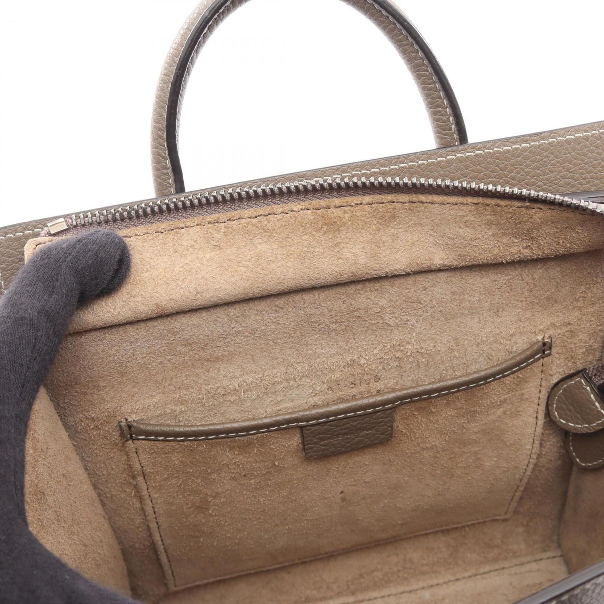 Celine Gray Leather Handbag (Pre-Owned)