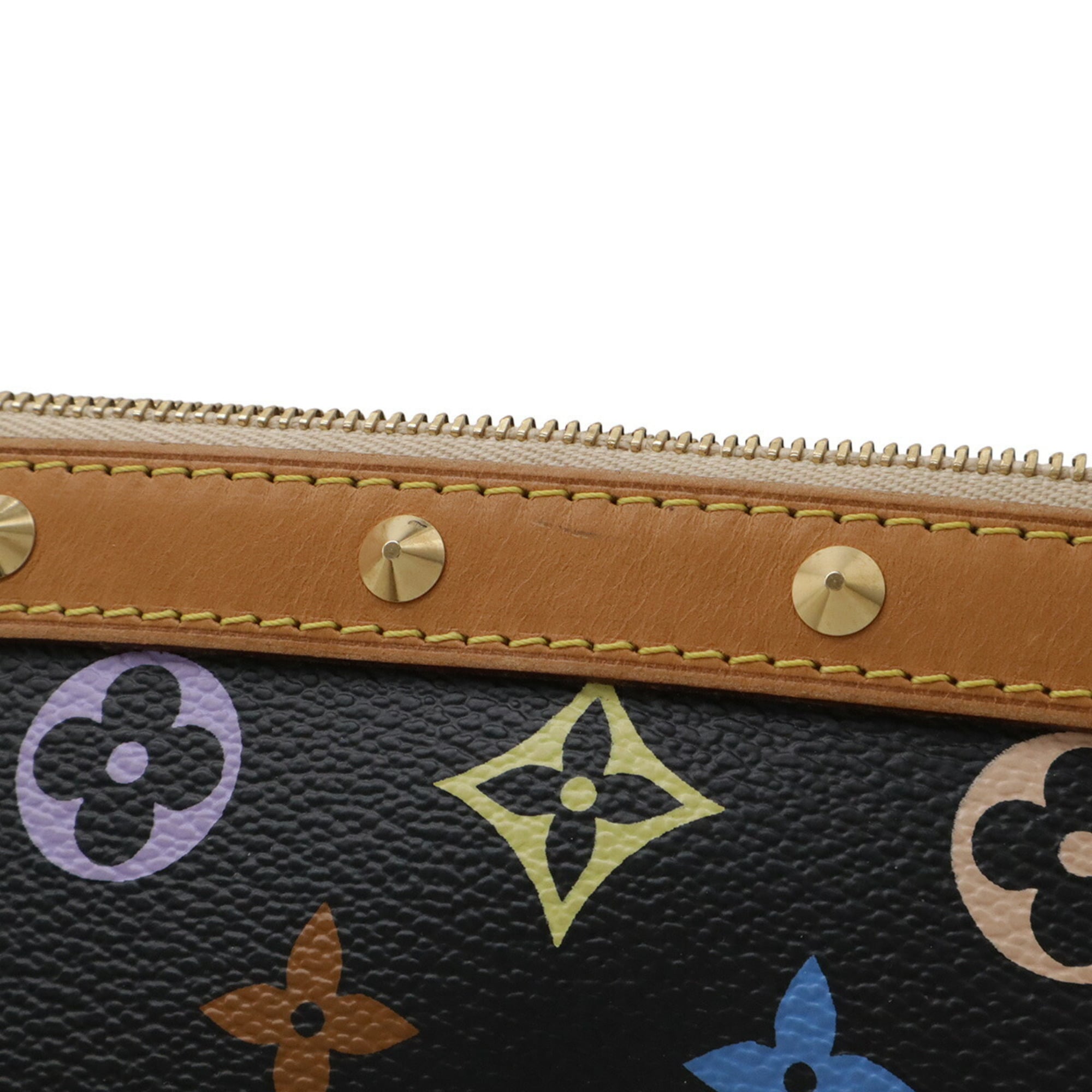 Louis Vuitton Monogram Multicolore Black Noir Monogram Multicolore Handbag Pochette (Pre-Owned)