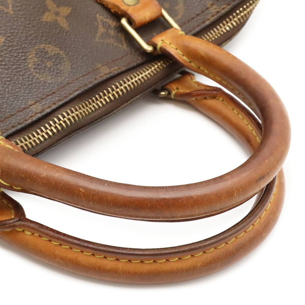 Louis Vuitton Brown Galle Monogram White Monogram Handbag (Pre-Owned)