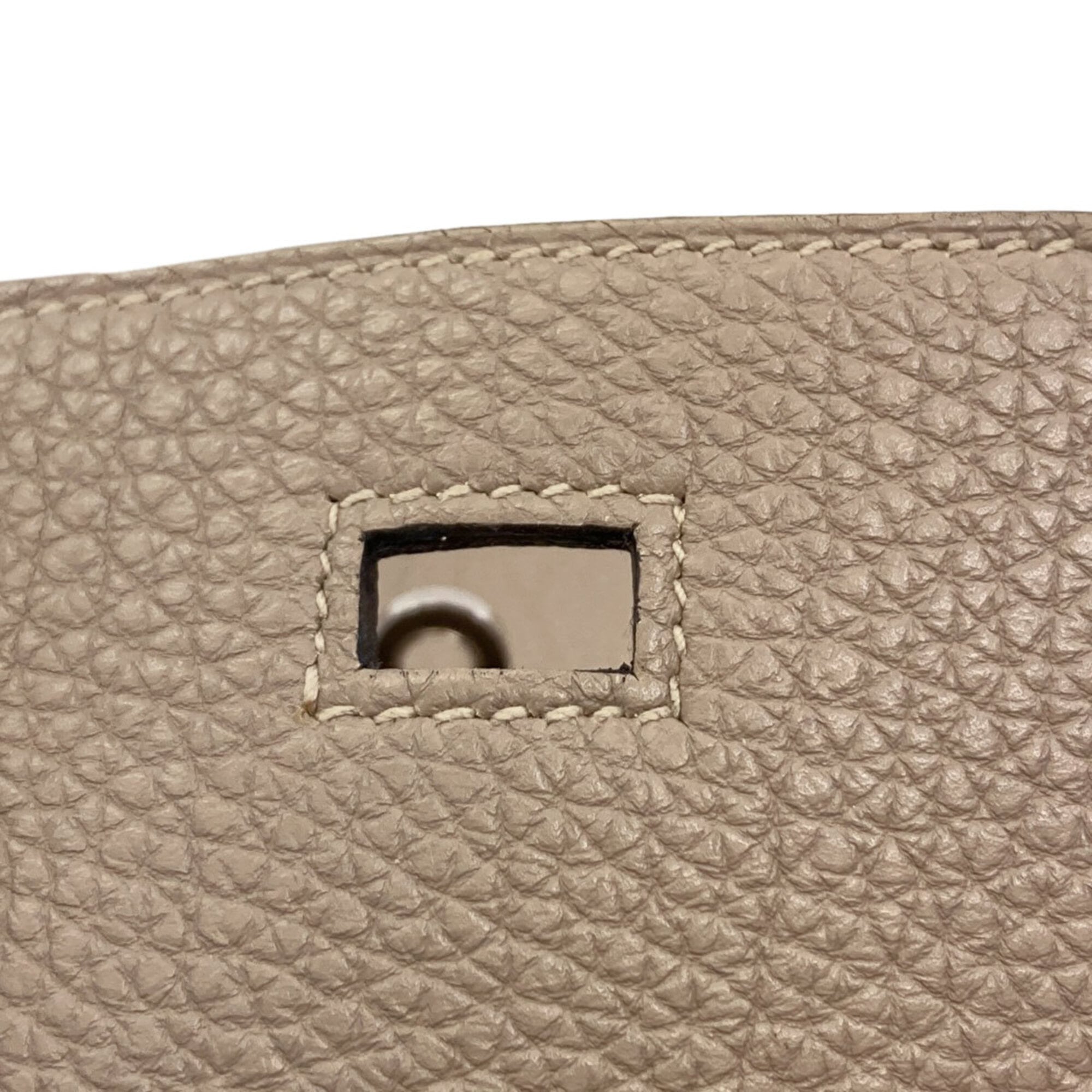 Hermes Beige Togo Leather Handbag (Pre-Owned)