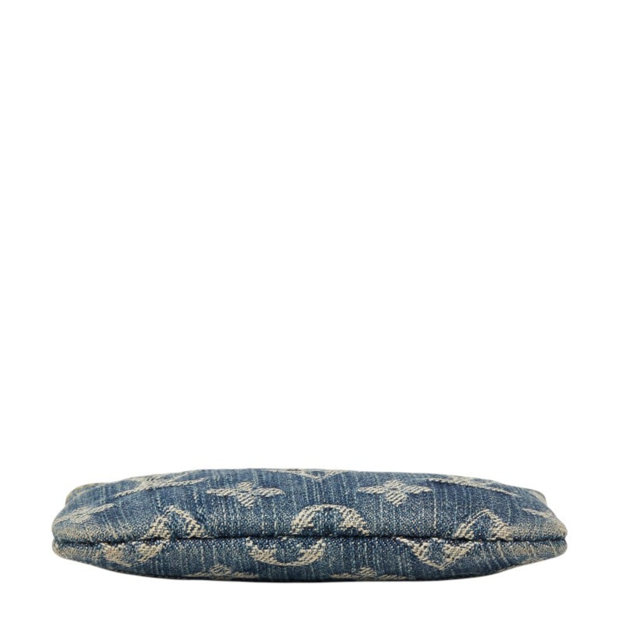 Louis Vuitton Blue Monogram Denim Pochette (Pre-Owned)