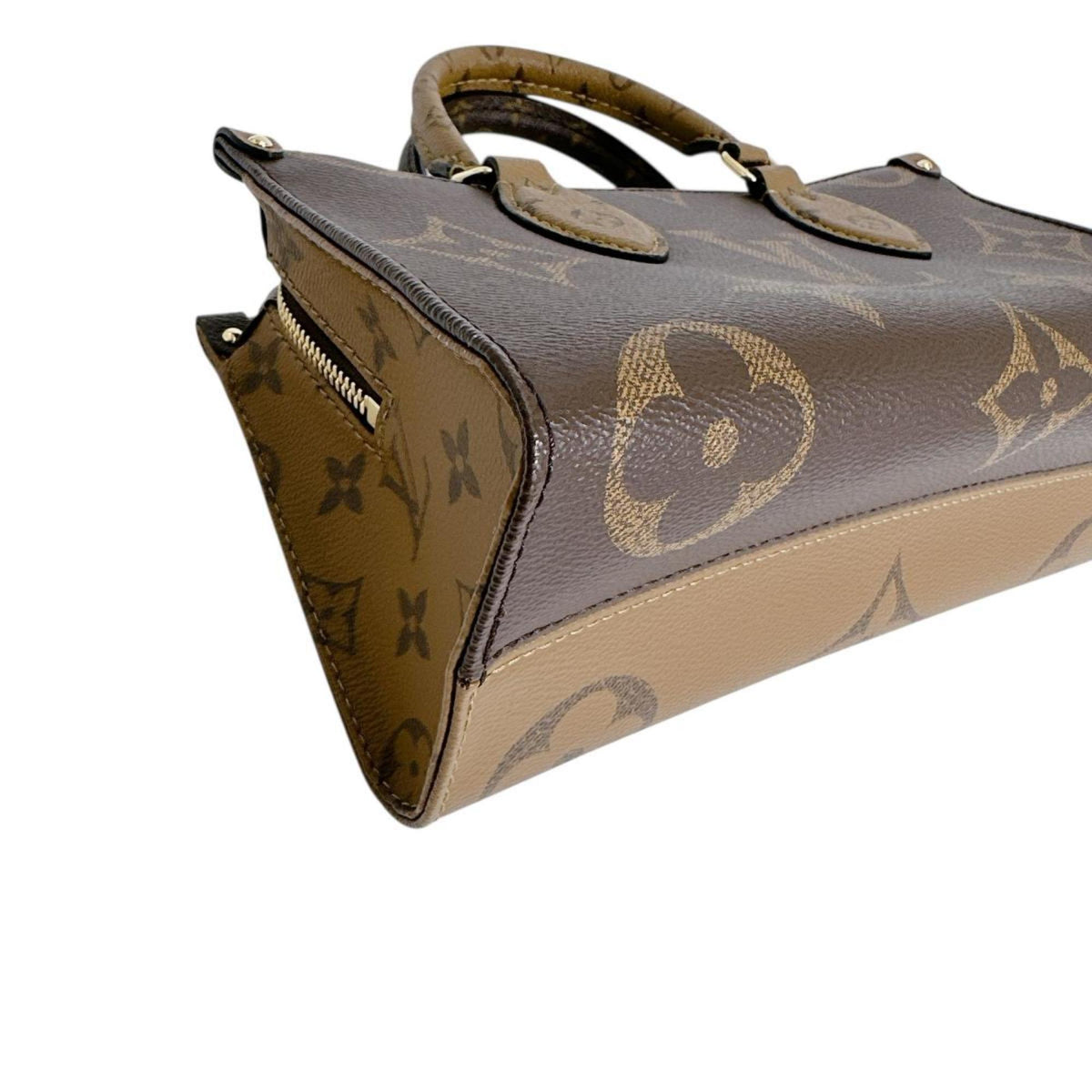 Louis Vuitton Brown Monogram Pouch Tote Bag (Pre-Owned)