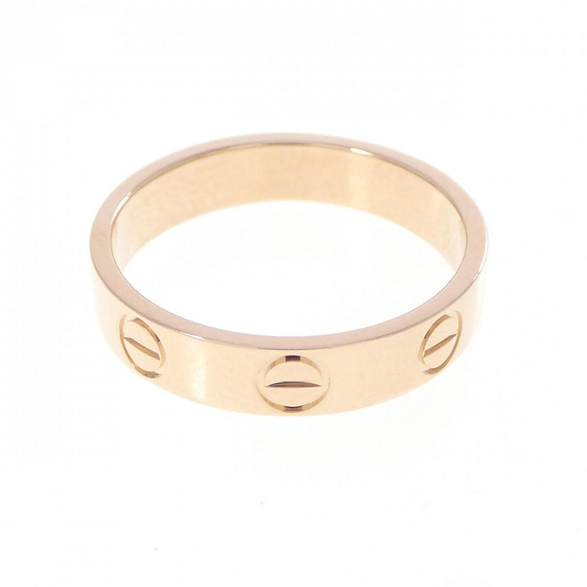 Cartier Love Pink Gold (18K) Band Ring (Pre-Owned)