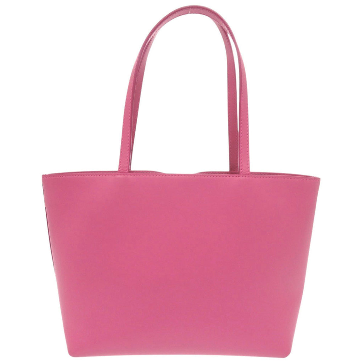 Dolce & Gabbana Pink Leather Handbag Shopping Bag Tote Bag (Pre-Owned)