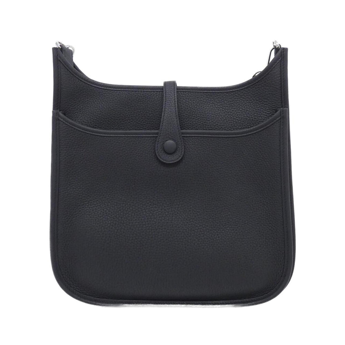 Hermes Evelyne Black Taurillon Clemence Leather Shoulder Bag (Pre-Owned)