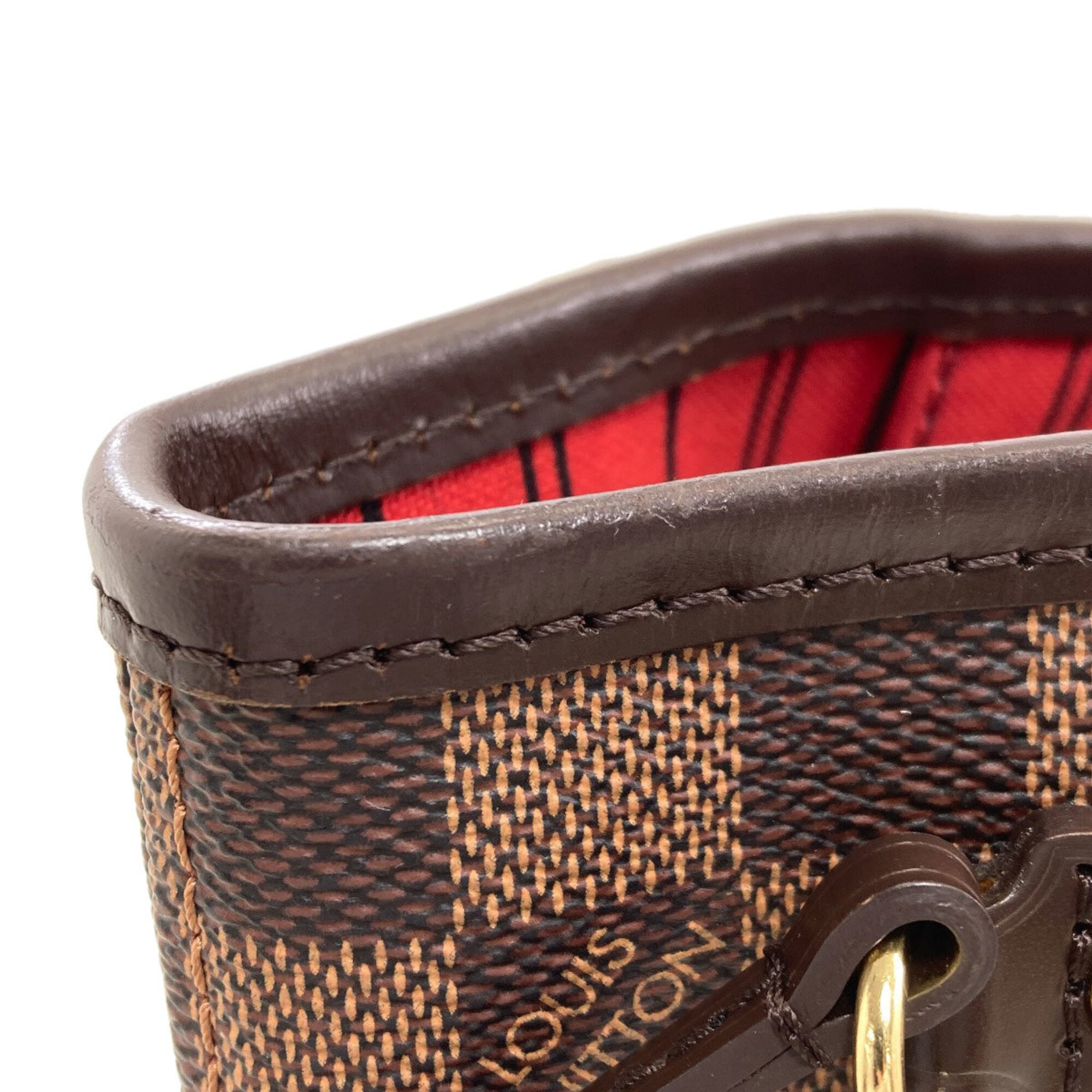 Louis Vuitton Damier Canvas Ebene Damier Canvas Tote Bag (Pre-Owned)