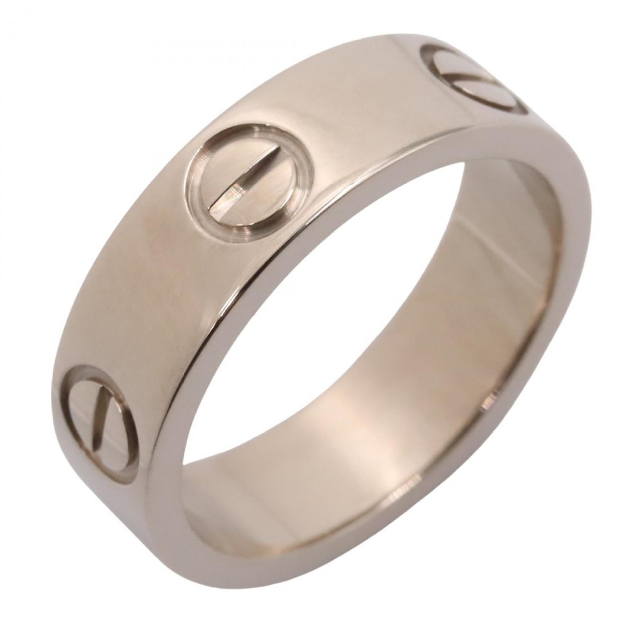 Cartier Silver White Gold (18K) Band Ring (Pre-Owned)