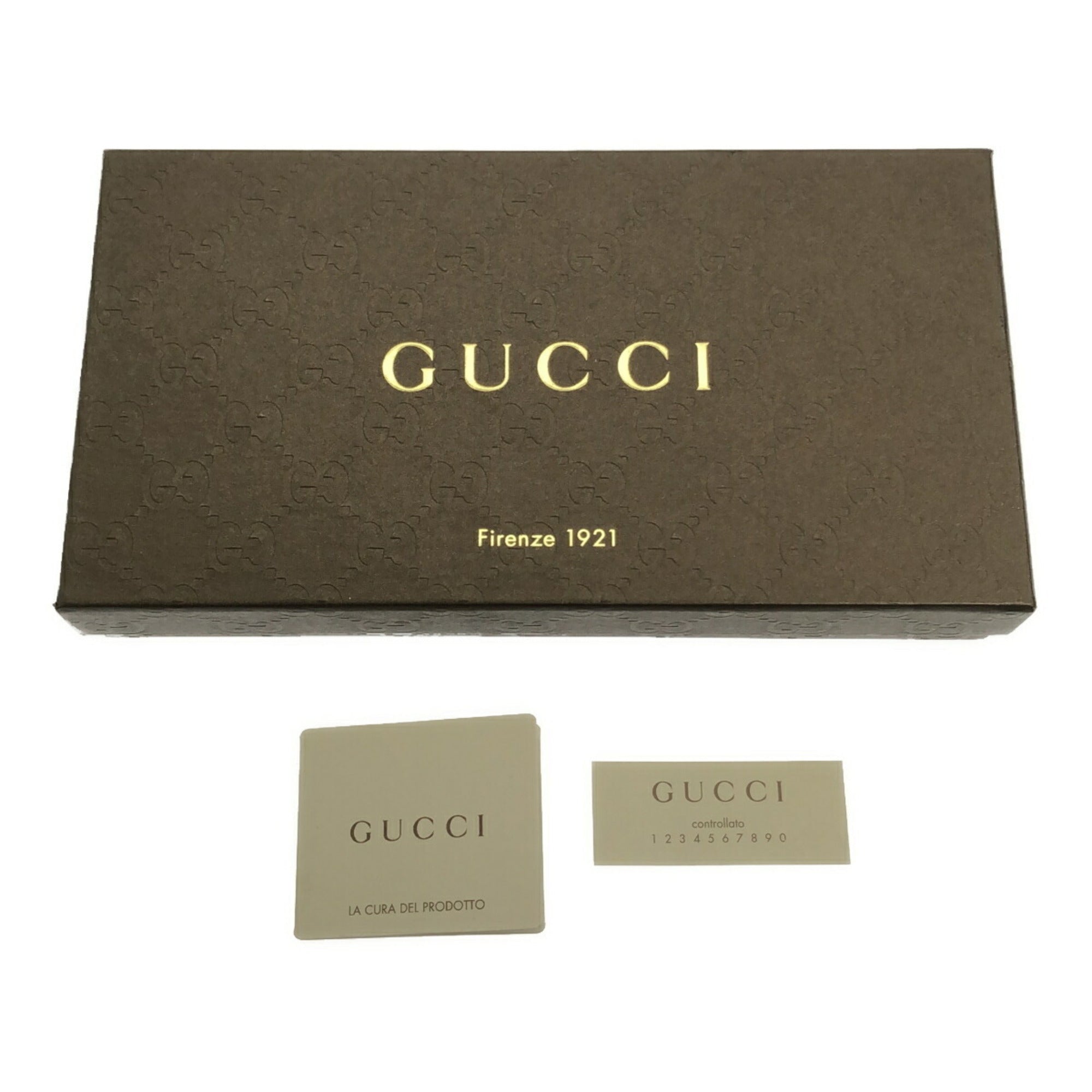 Gucci Bamboo Brown Long Wallet (Bi-Fold) (Pre-Owned)