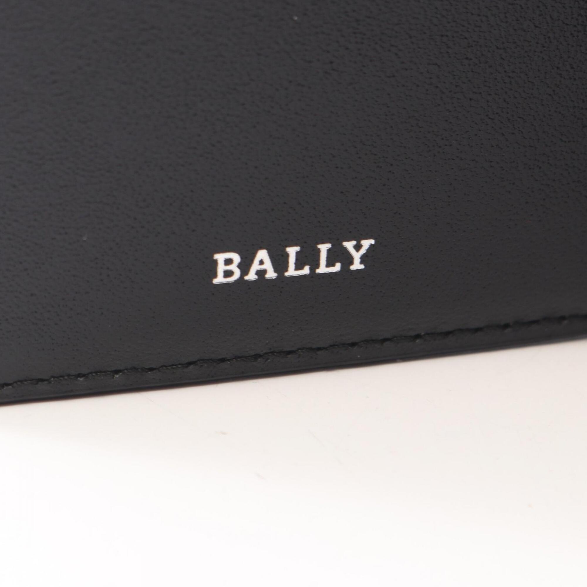 Bally Black Multi-Color Leather Long Wallet (Bi-Fold) (Pre-Owned)