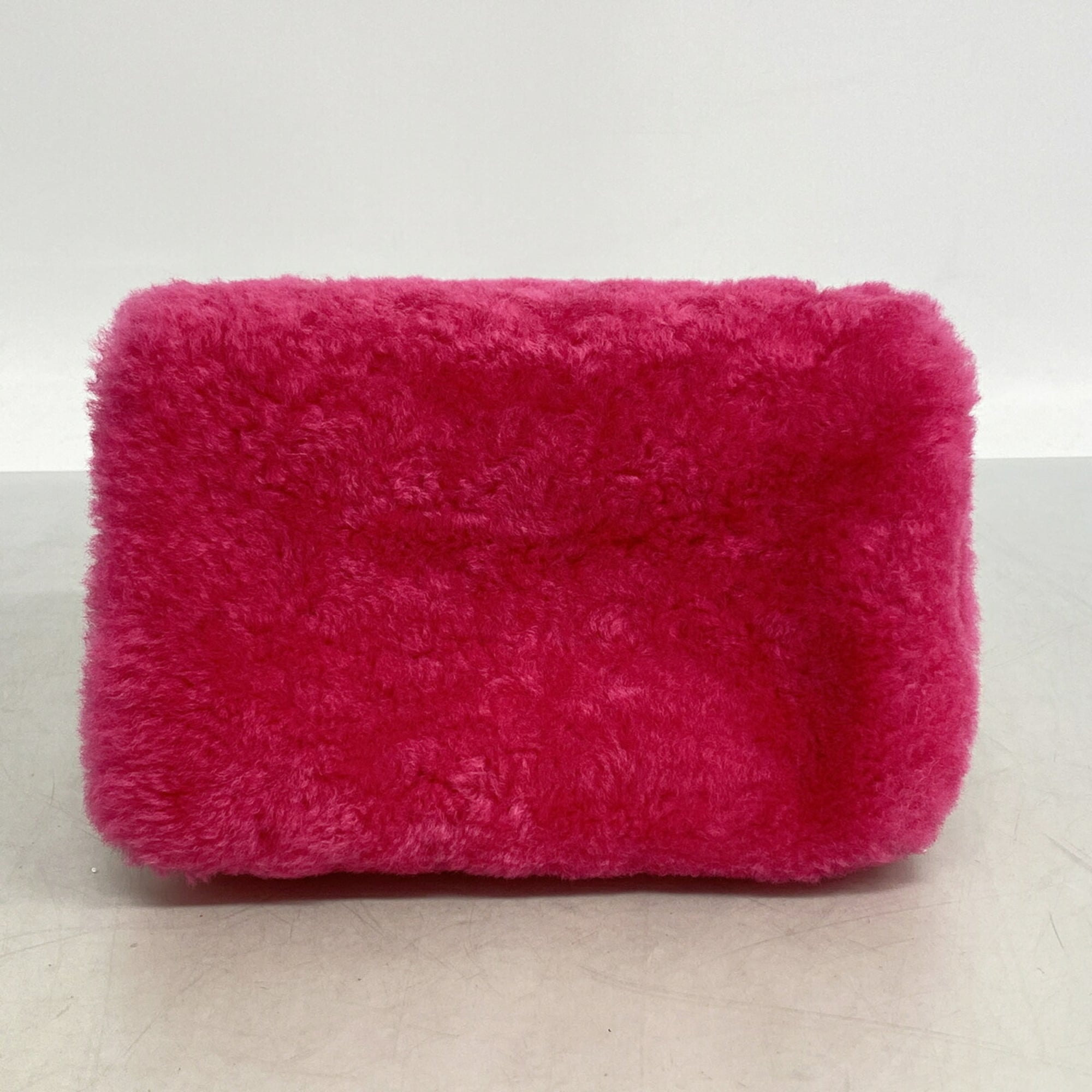 Fendi Pink Fur Shoulder Bag (Pre-Owned)
