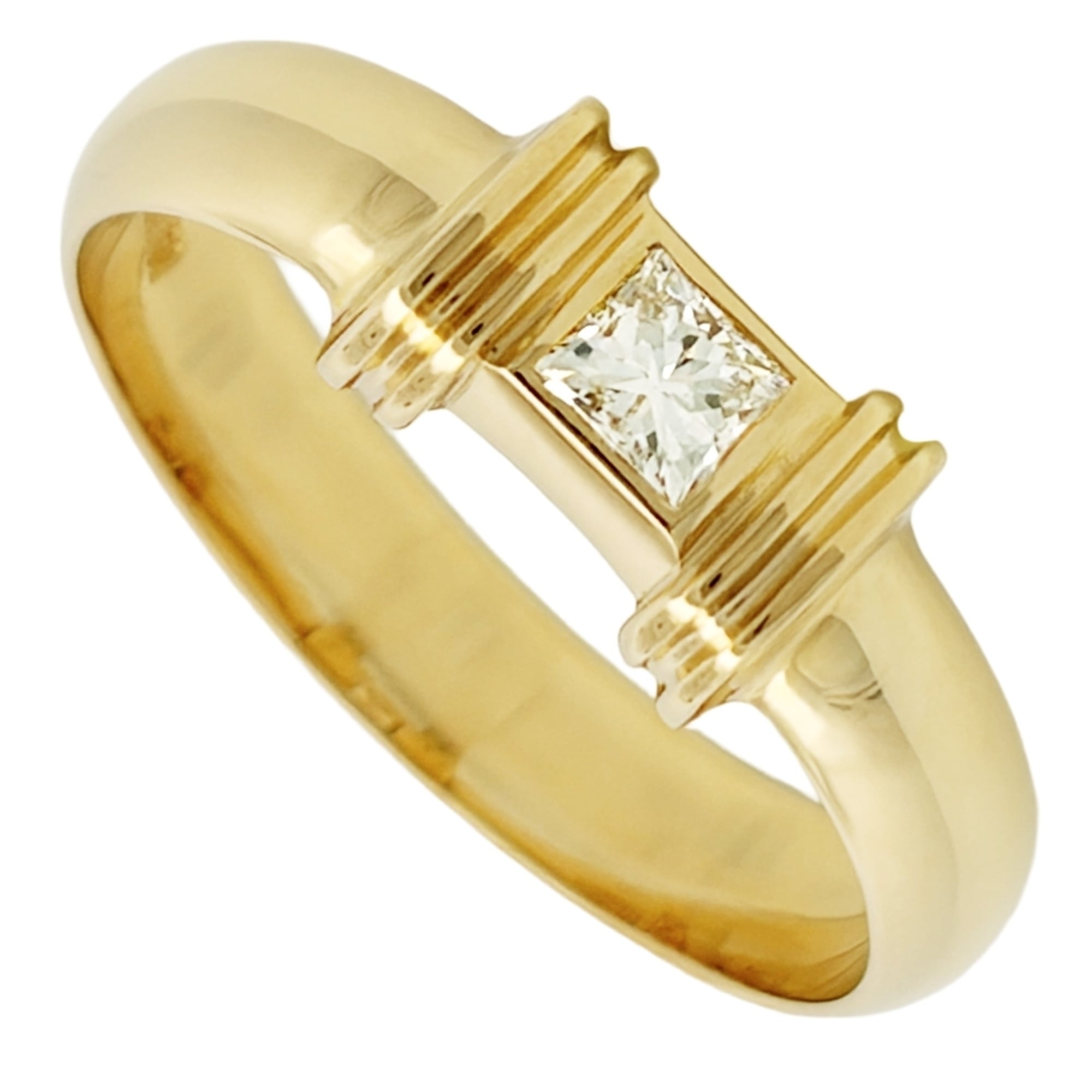 Tiffany Stacking Yellow Gold (18K) Band Ring (Pre-Owned)