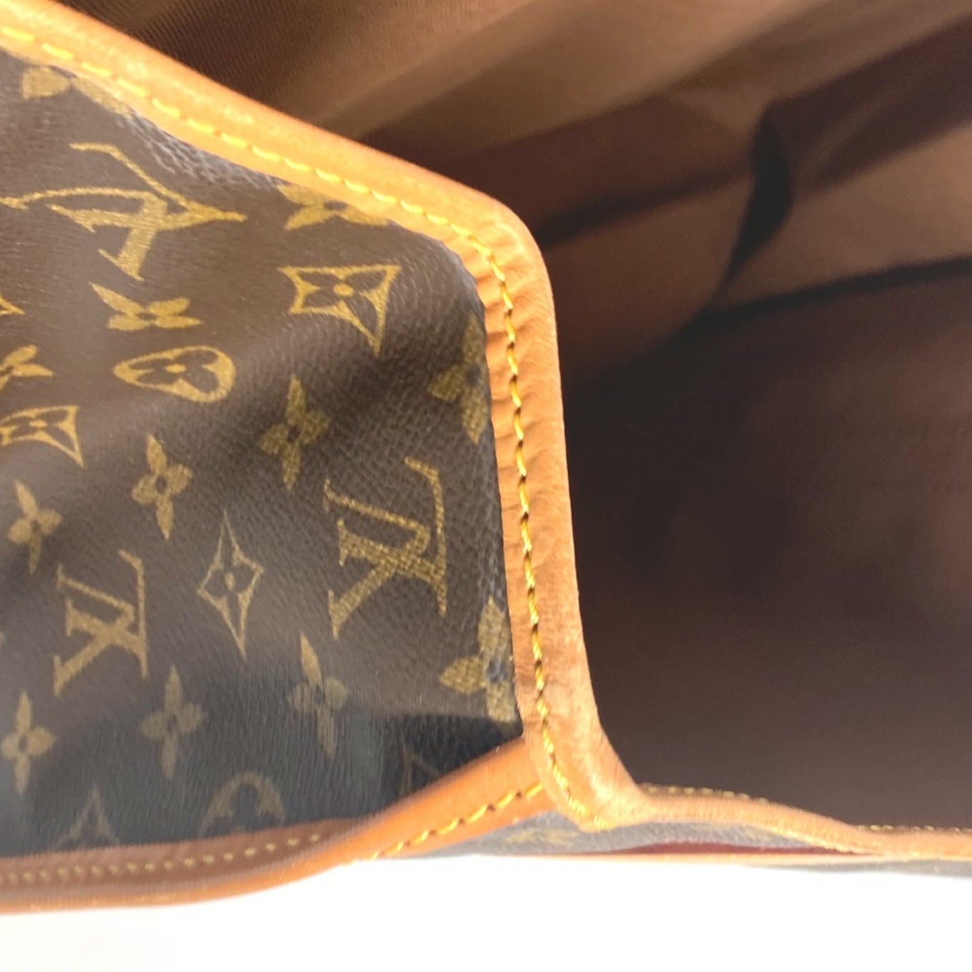 Louis Vuitton Brown Monogram Monogram Boston Bag Handbag Shoulder Bag (Pre-Owned)