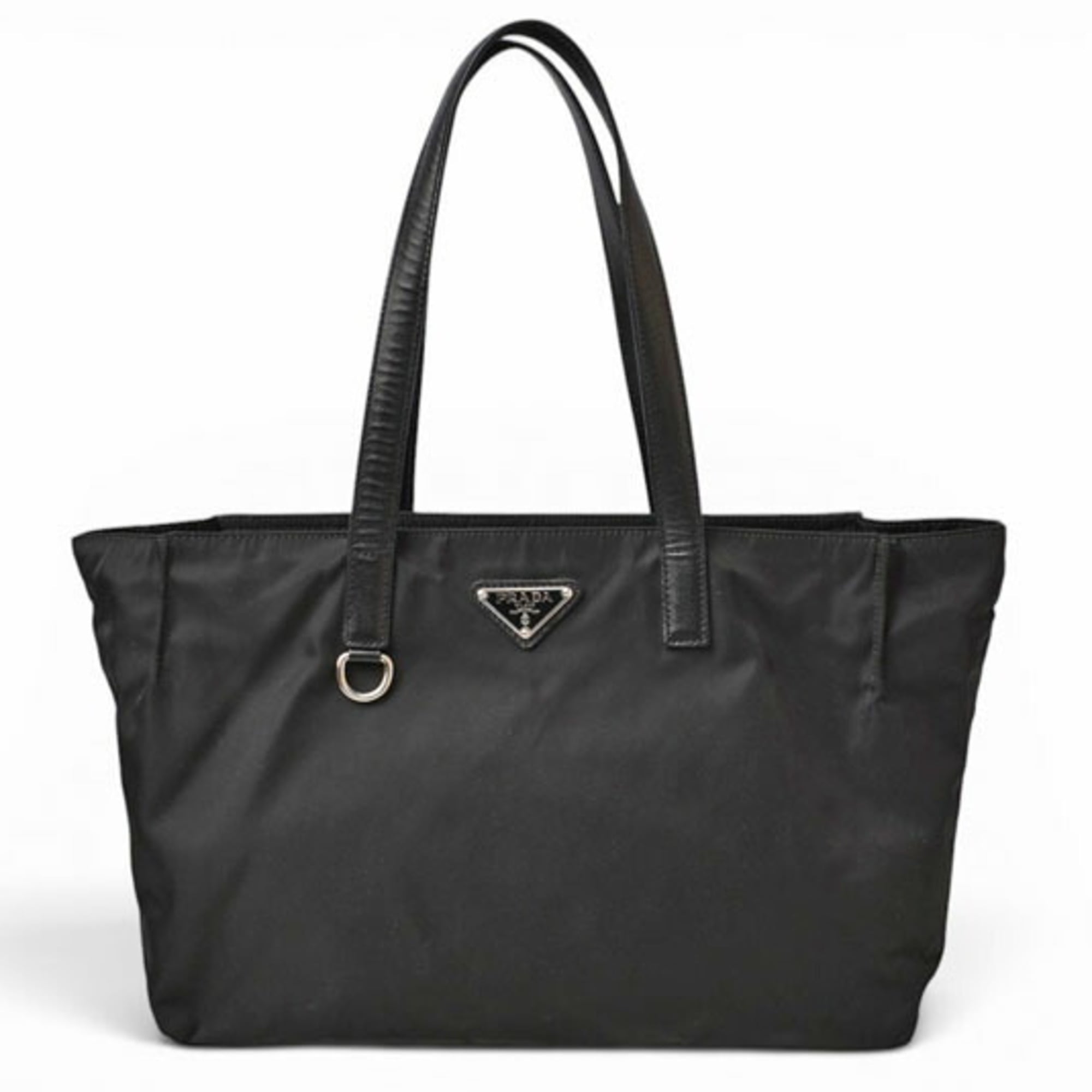 Prada Black Nero Nylon Tote Bag (Pre-Owned)
