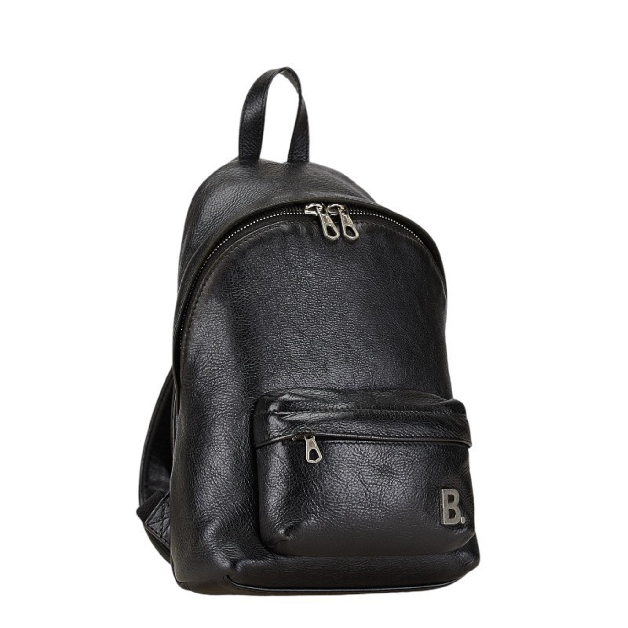 Balenciaga Black Leather Backpack (Pre-Owned)