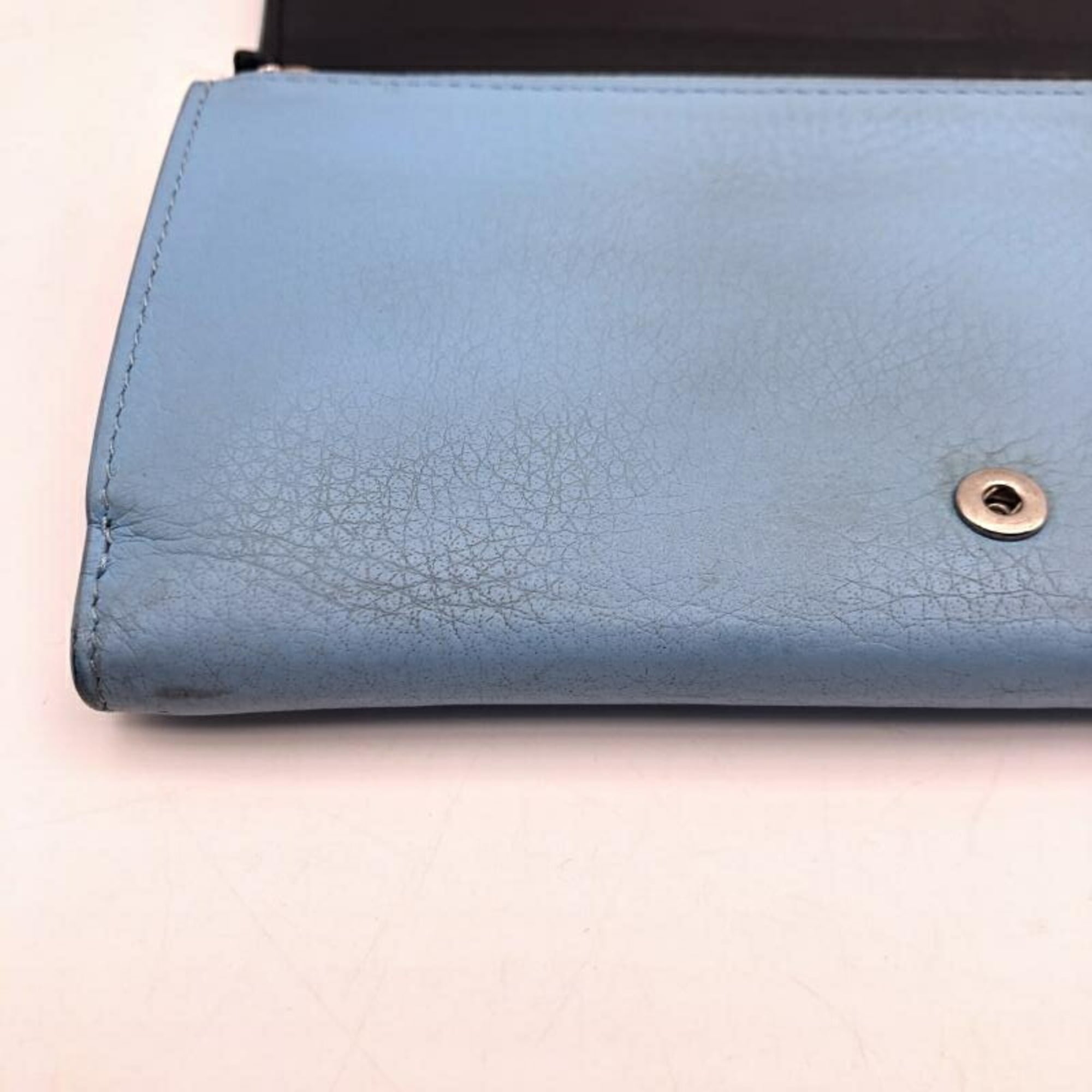 Balenciaga Light Blue Long Wallet (Bi-Fold) (Pre-Owned)