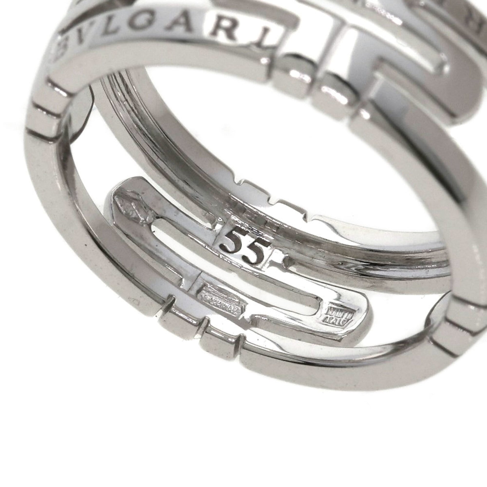 Bvlgari White Gold (18K) Band Ring (Pre-Owned)