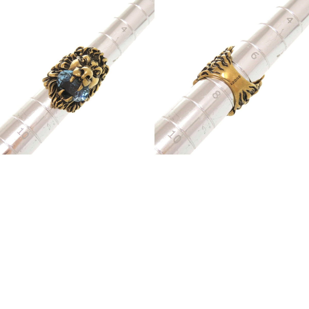 Gucci Gold Metal Band Ring (Pre-Owned)