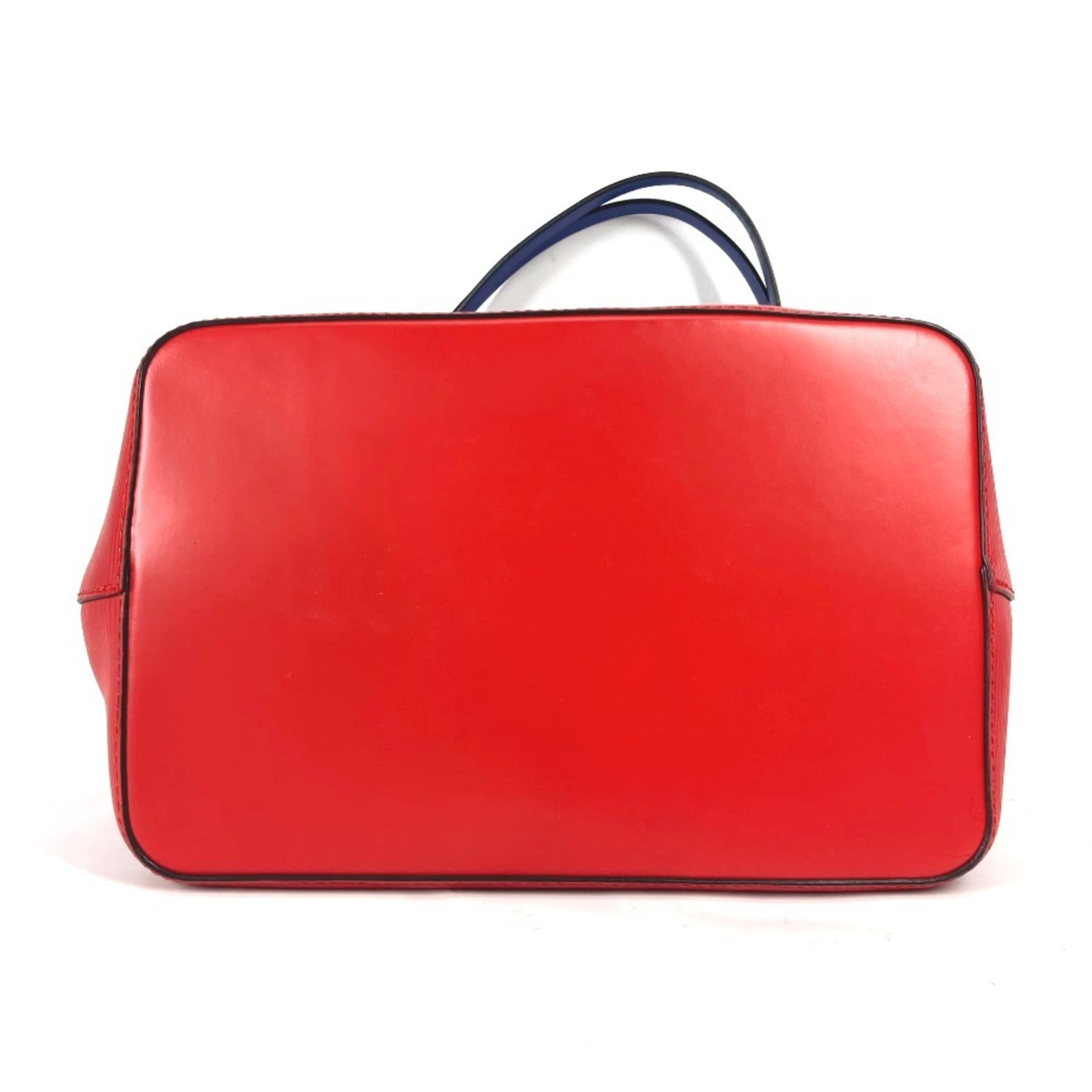 Louis Vuitton Epi Bicolor Blue Coquelicots Red Color Epi Leather Handbag Shoulder Bag (Pre-Owned)