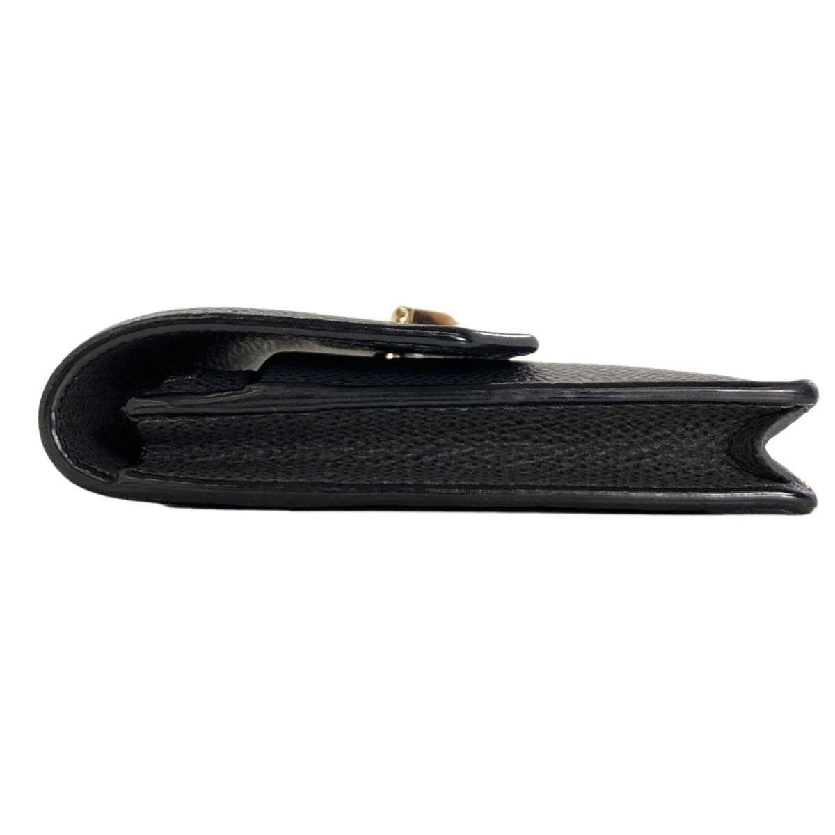 Valextra Gray Leather Long Wallet (Bi-Fold) (Pre-Owned)