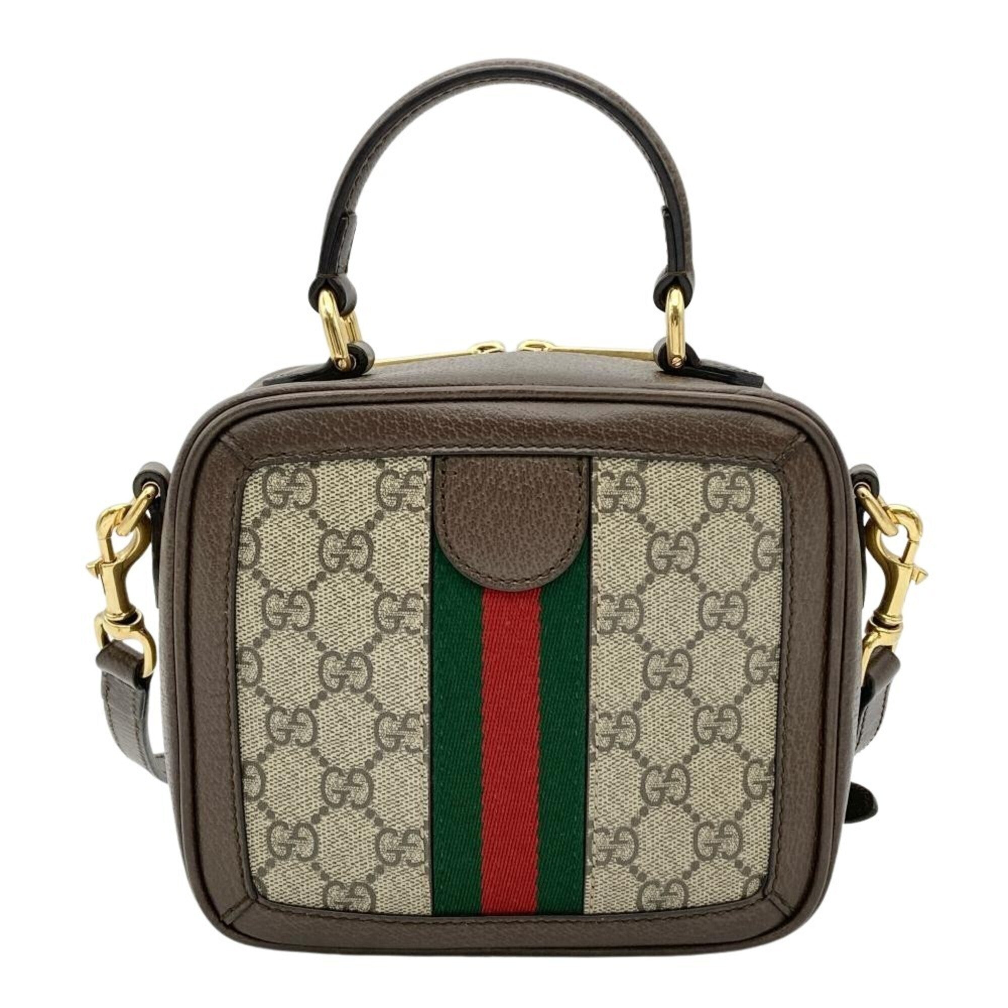 Gucci Ophidia Beige Gg Supreme Handbag Shoulder Bag (Pre-Owned)