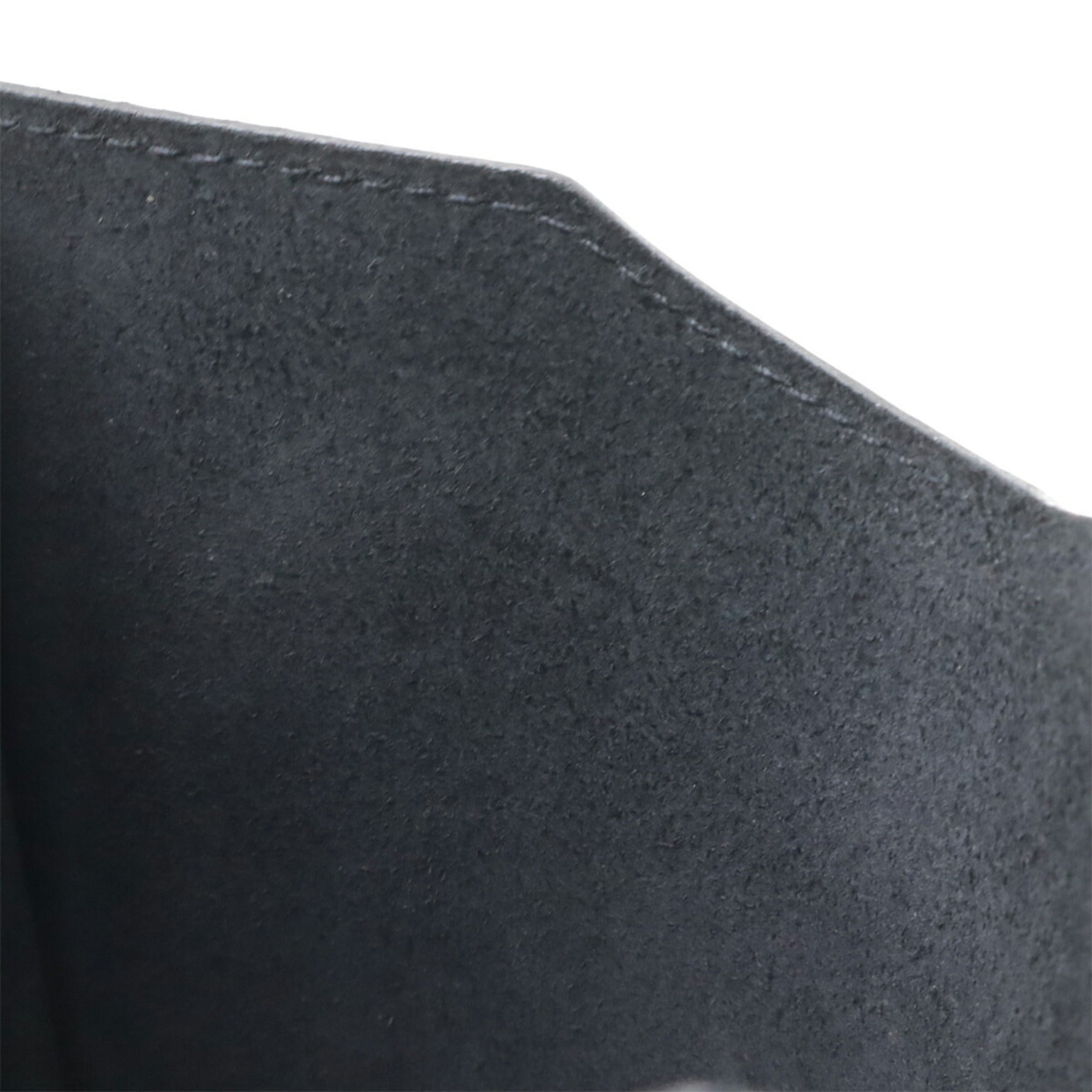 Hermes Onimaitou Black Leather Shoulder Bag (Pre-Owned)