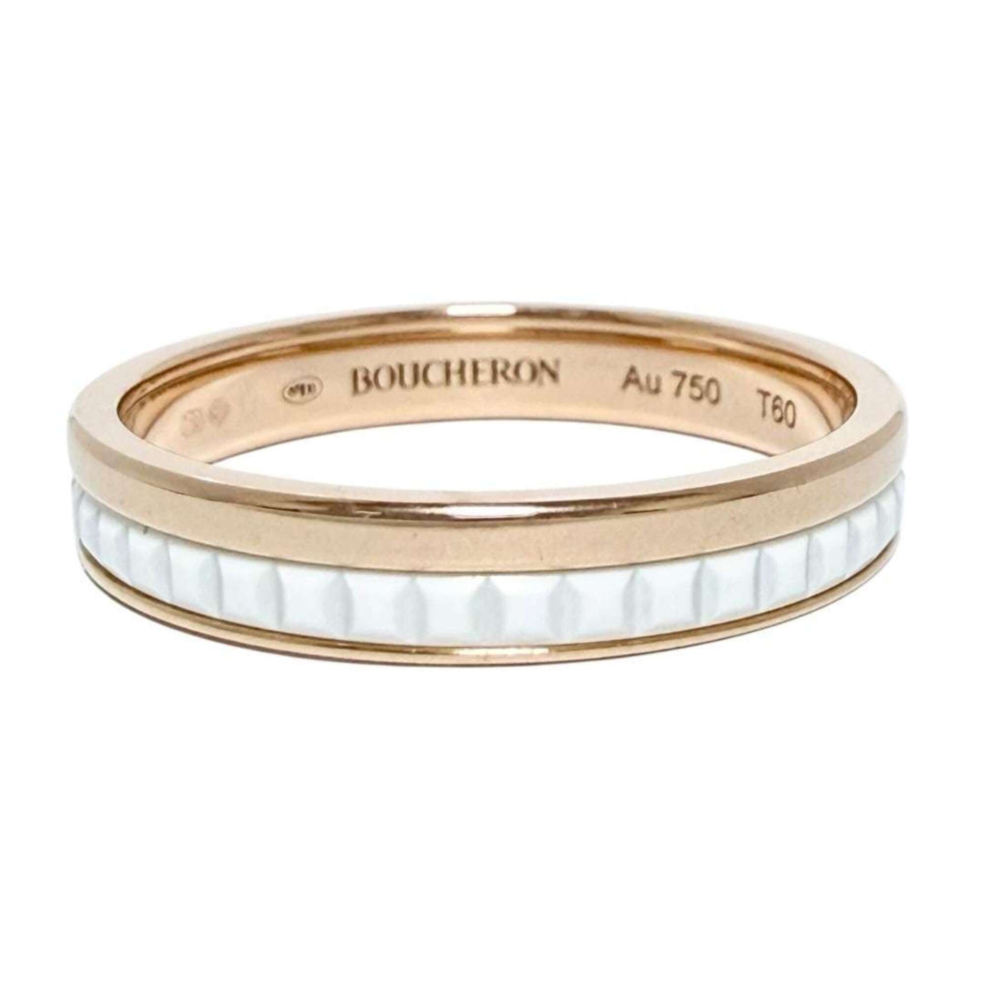 Boucheron Pink Gold (18K) Ceramic Band Ring (Pre-Owned)