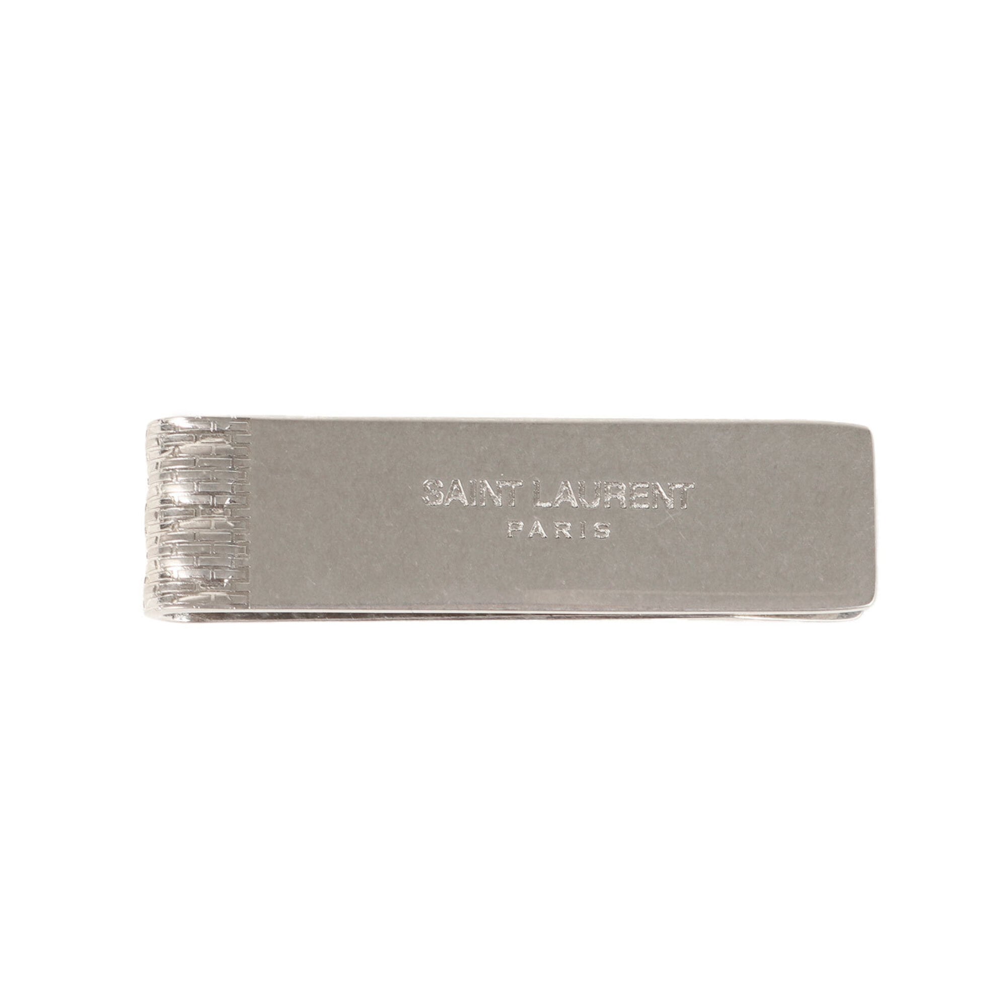 Yves Saint Laurent Silver Metal Money Clip (Pre-Owned)