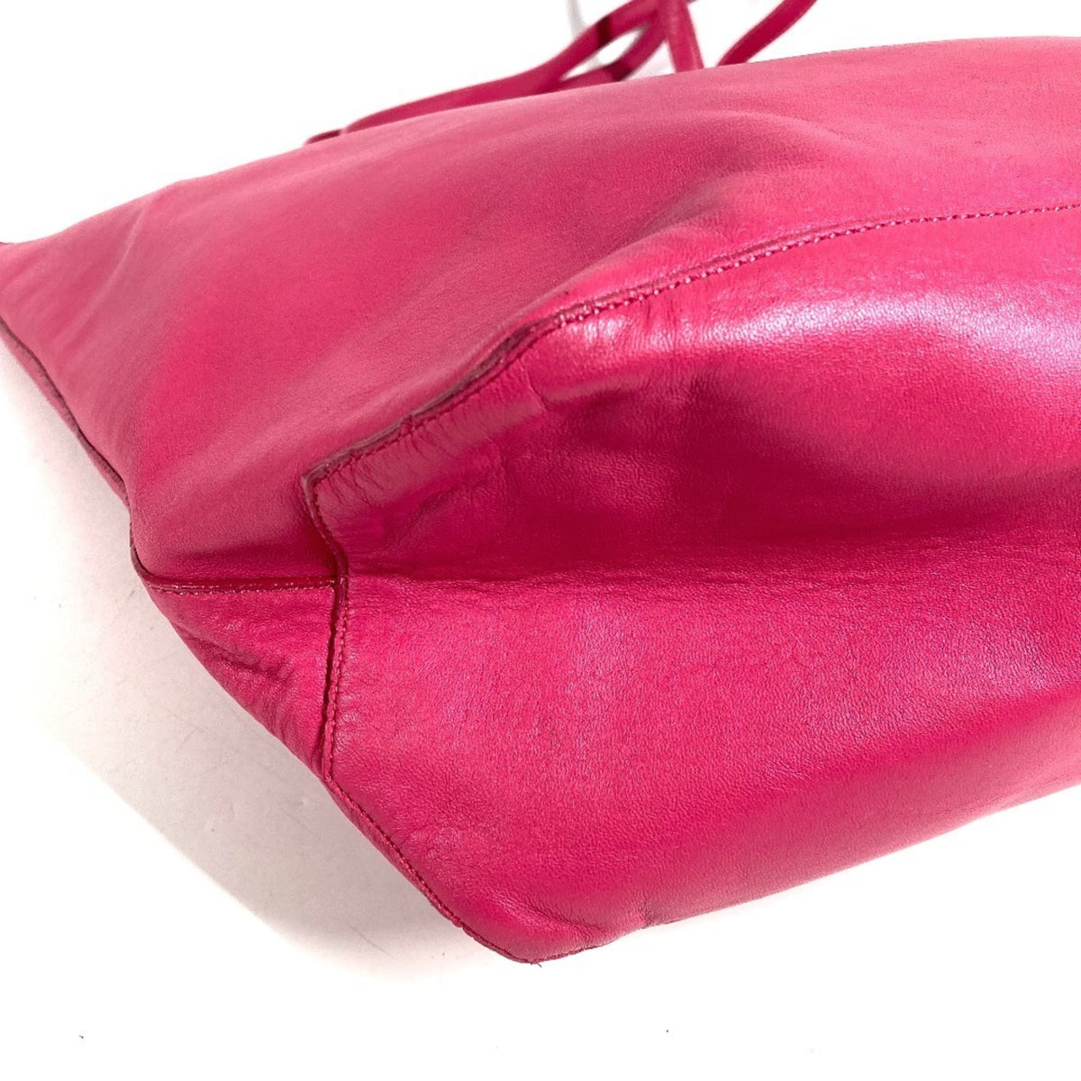 Loewe Pink Leather Shoulder Bag Tote Bag (Pre-Owned)