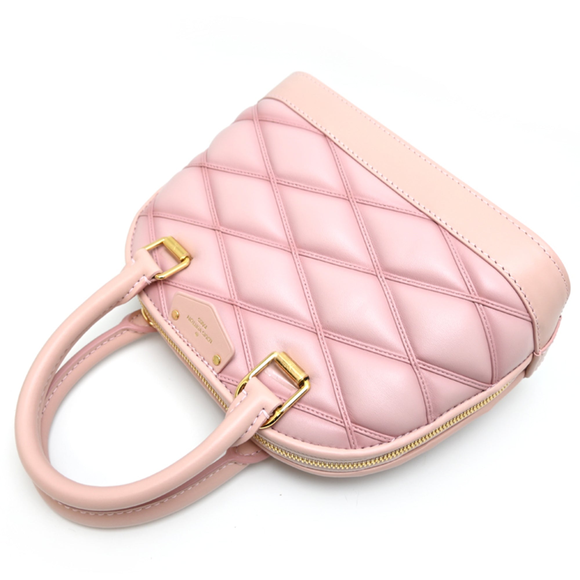 Louis Vuitton Pink Leather Shoulder Bag (Pre-Owned)