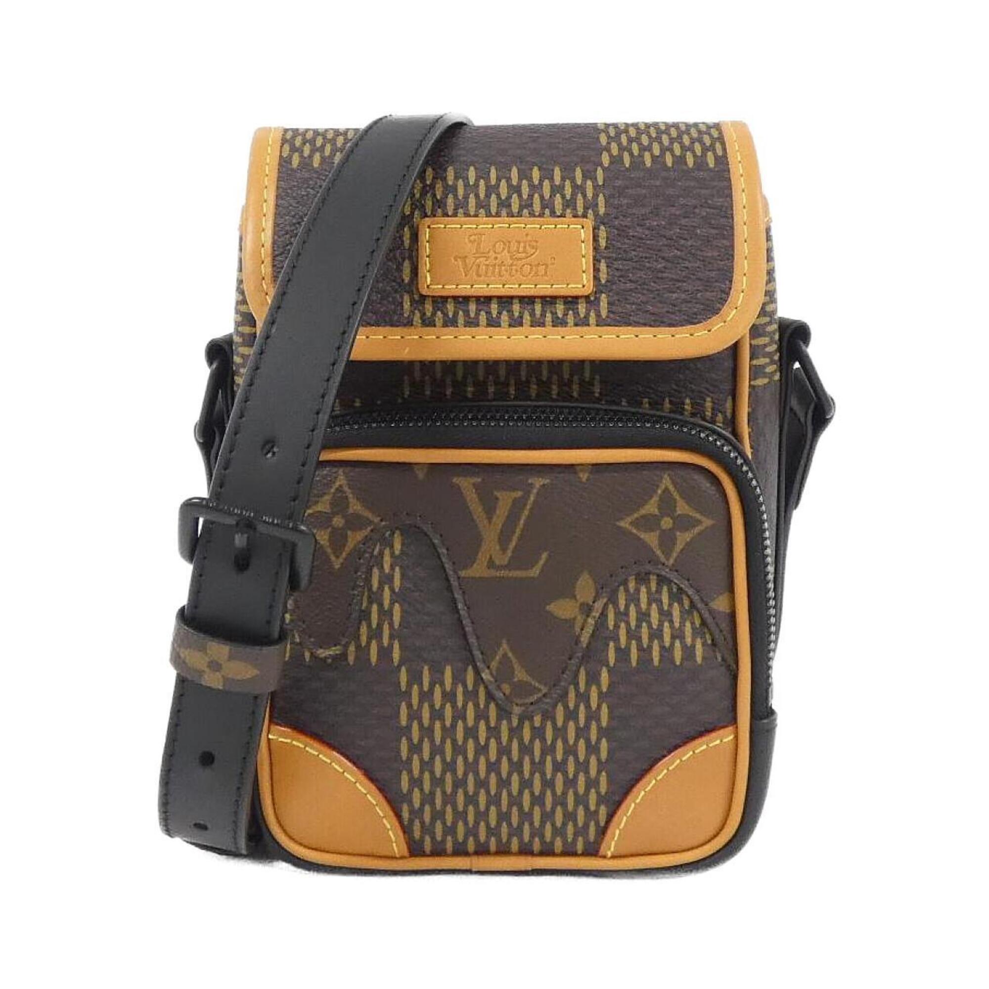 Louis Vuitton Ebene Coated Canvas Shoulder Bag (Pre-Owned)