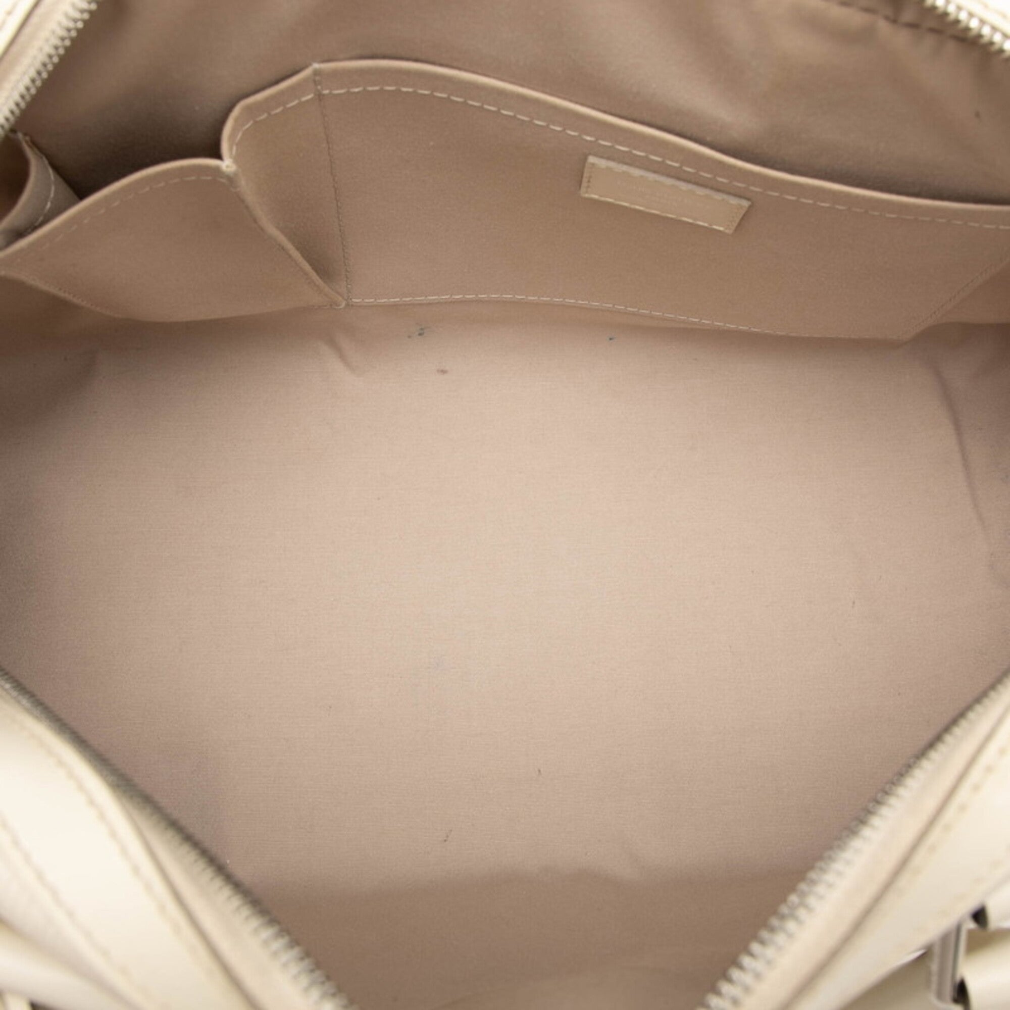 Louis Vuitton Epi Lv Off White White Leather Handbag (Pre-Owned)