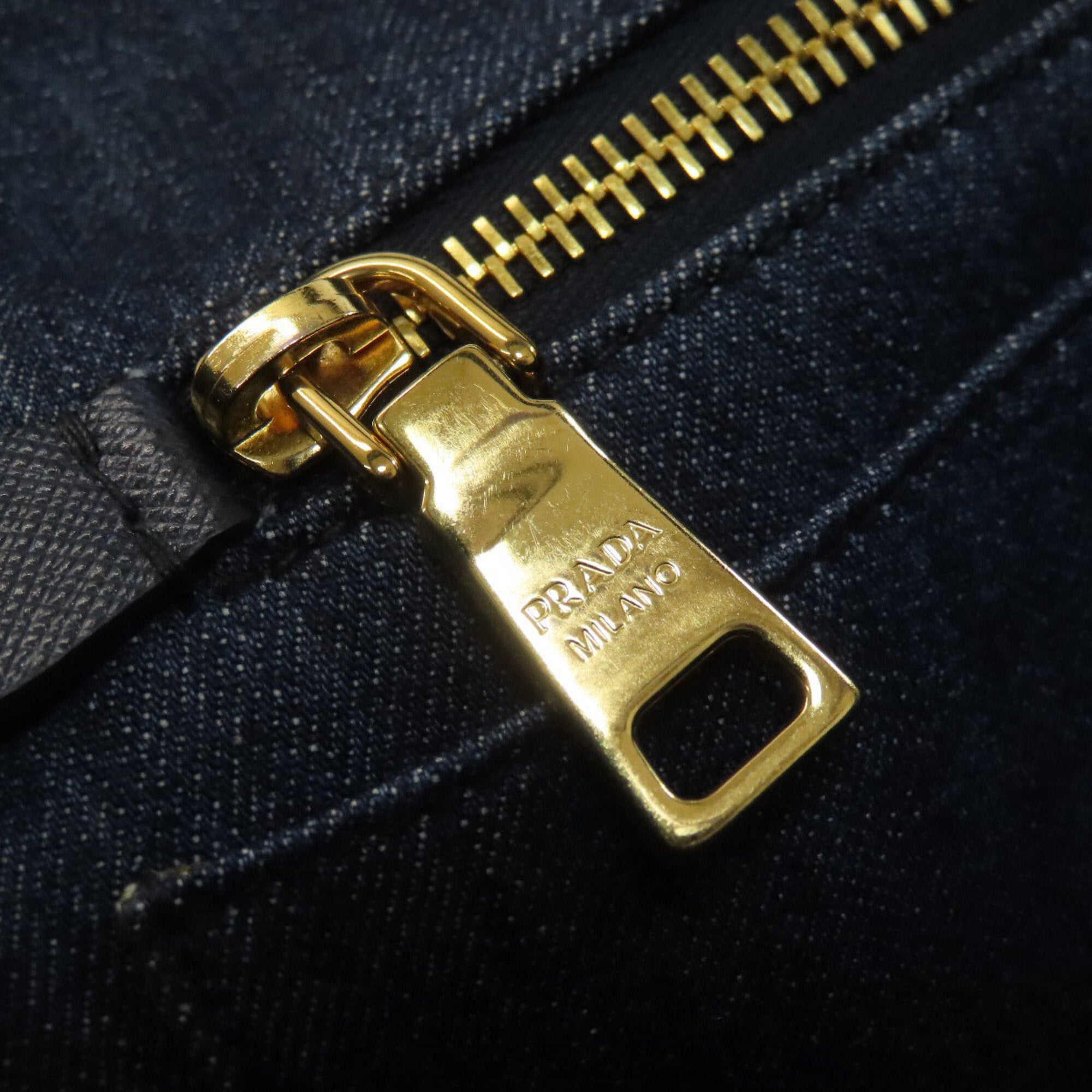 Prada Blue Denim Handbag (Pre-Owned)